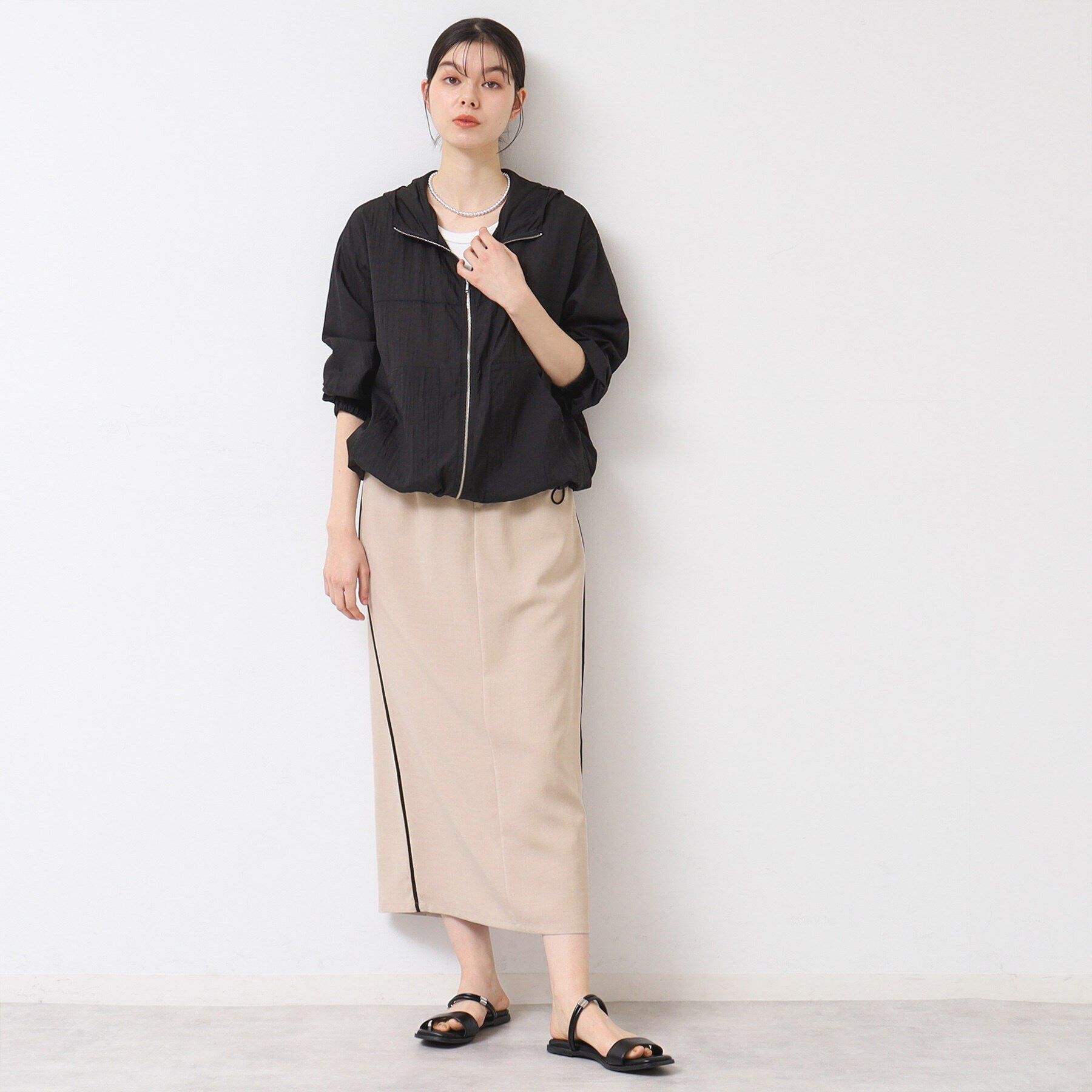 Dessin「【セットアップ可能・洗える】配色ラインストレートスカート（S～L）」|スカート|