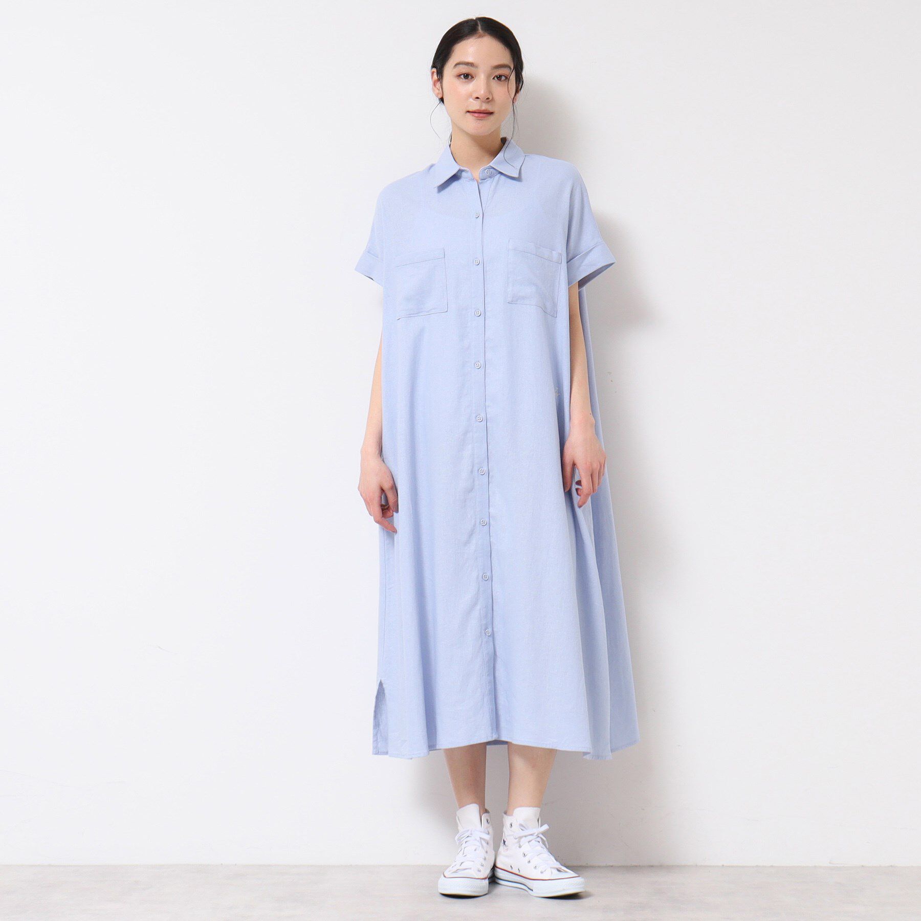 Dessin「【洗える】シャツワンピース（S～L）」|ワンピース|