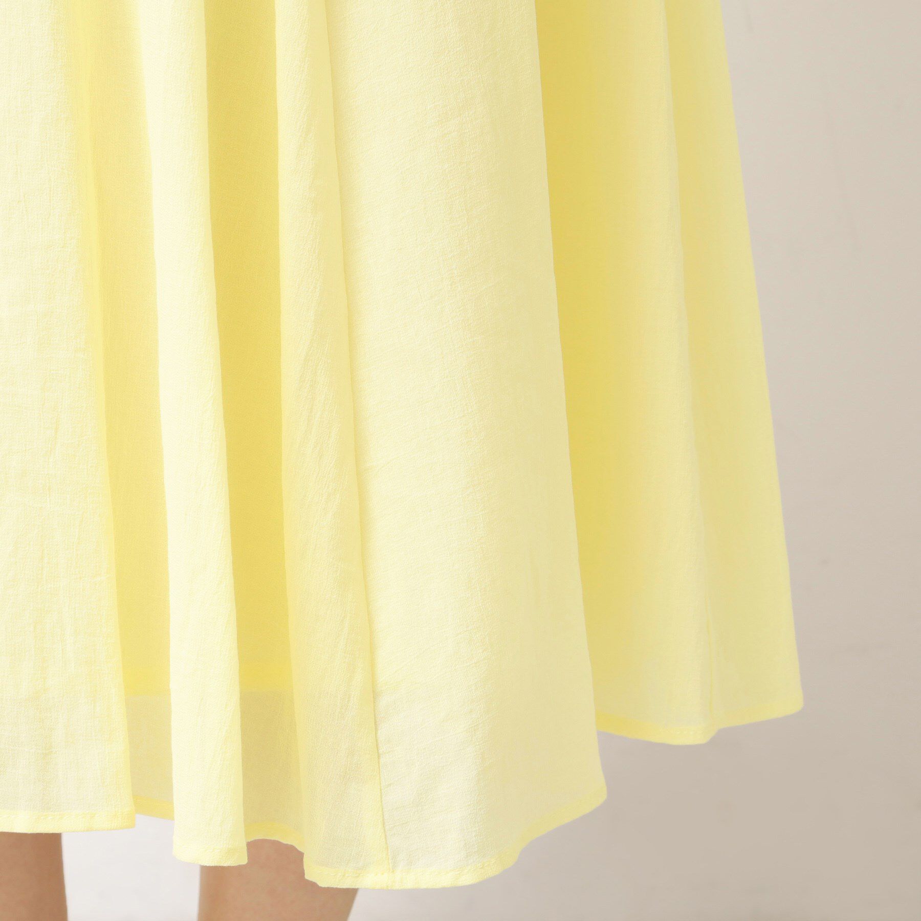 Dessin「【ウエストゴム・洗える】コットンフレアースカート」|スカート|