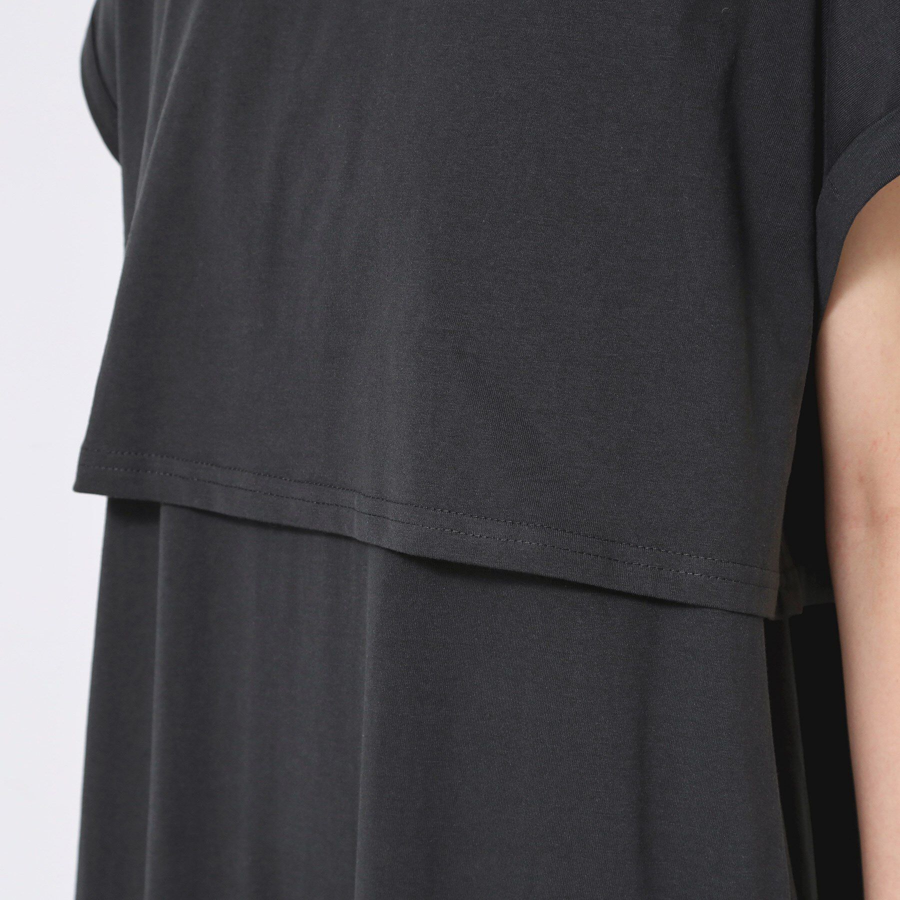 Dessin「【2点セット・洗える】テントラインジャージワンピース」|スーツ|