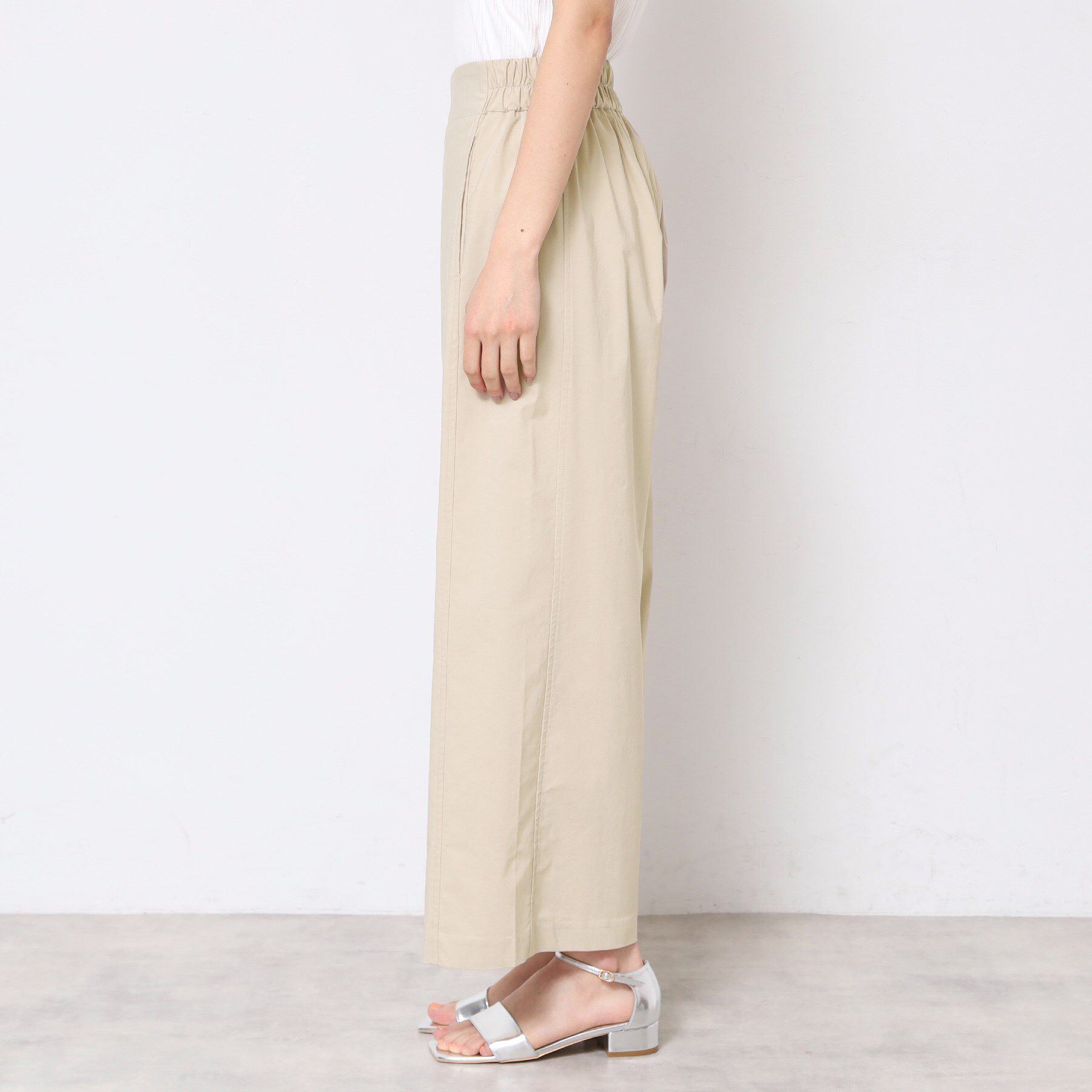 Dessin「【洗える】ストレッチセミワイドパンツ」|その他|