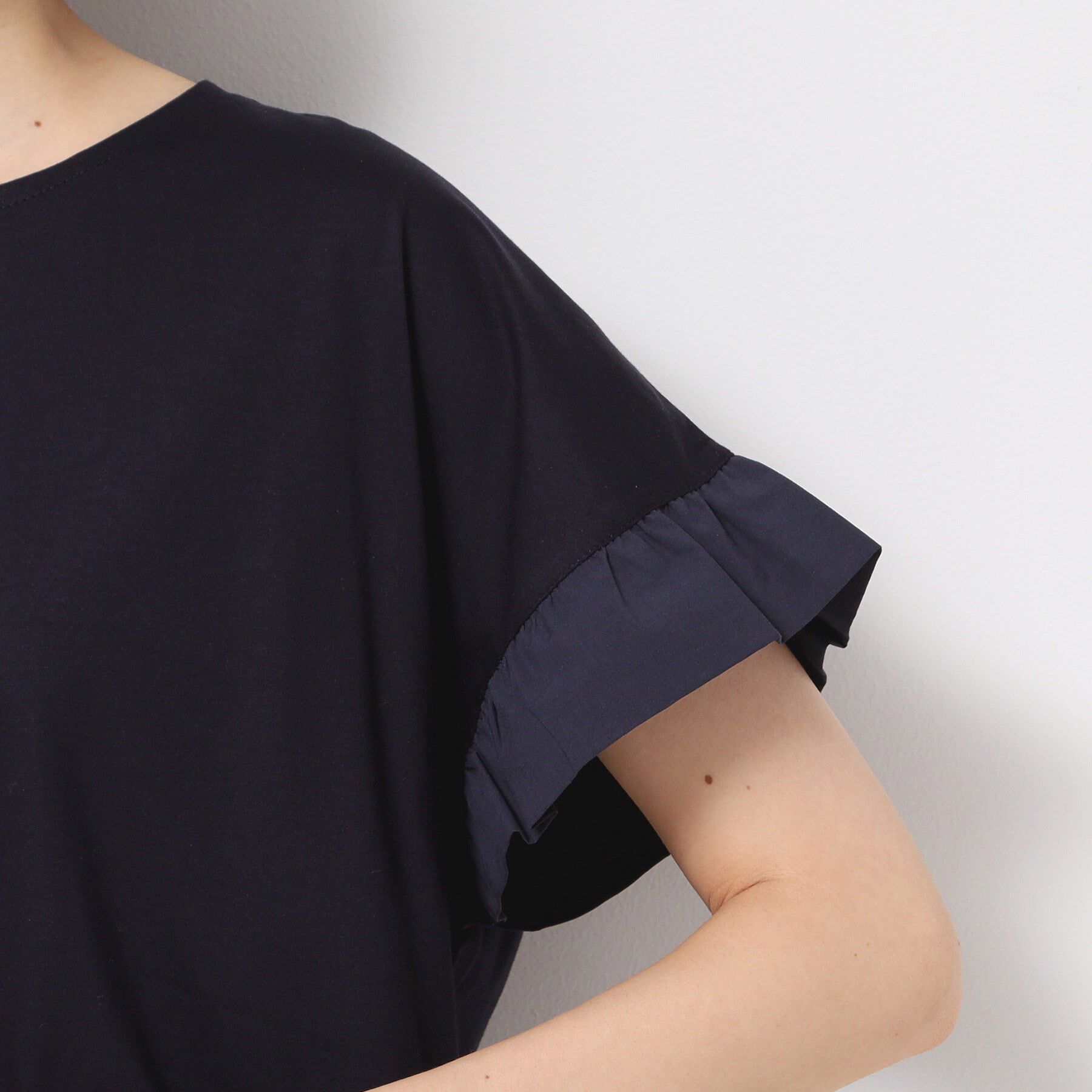 Dessin「◆【洗える】ラッフルドッキングカットソー」|Tシャツ・カットソー|