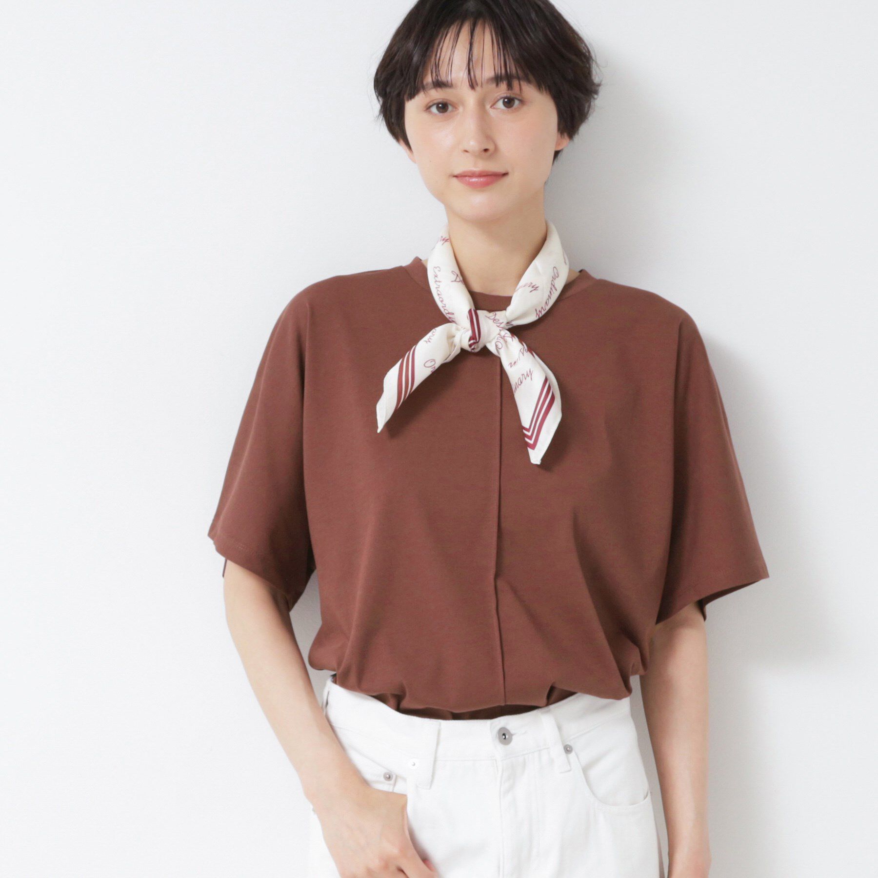 Dessin「【洗える】フレアカットソー」|Tシャツ・カットソー|