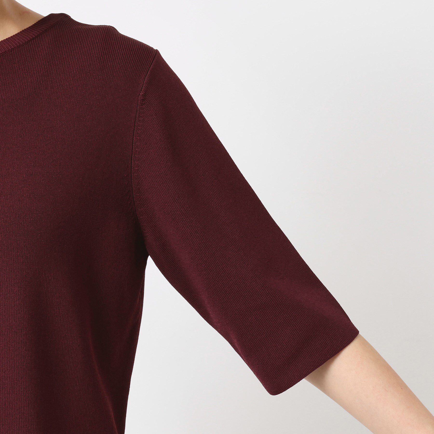 Dessin「【UVカット/洗える】2WAY五分袖カーディガン」|ニット・セーター|