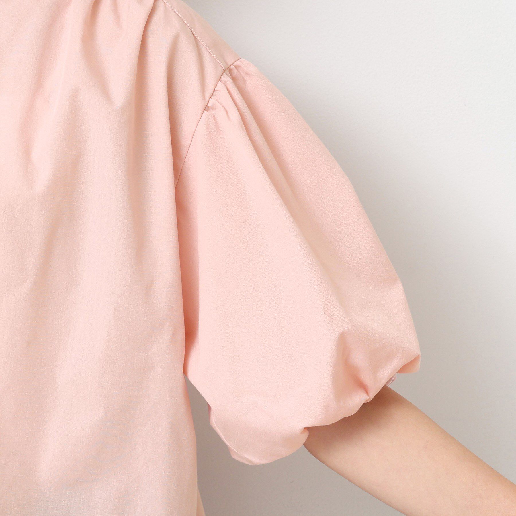 Dessin「【洗える】バルーンスリーブバッグギャザーブラウス」|シャツ・ブラウス|