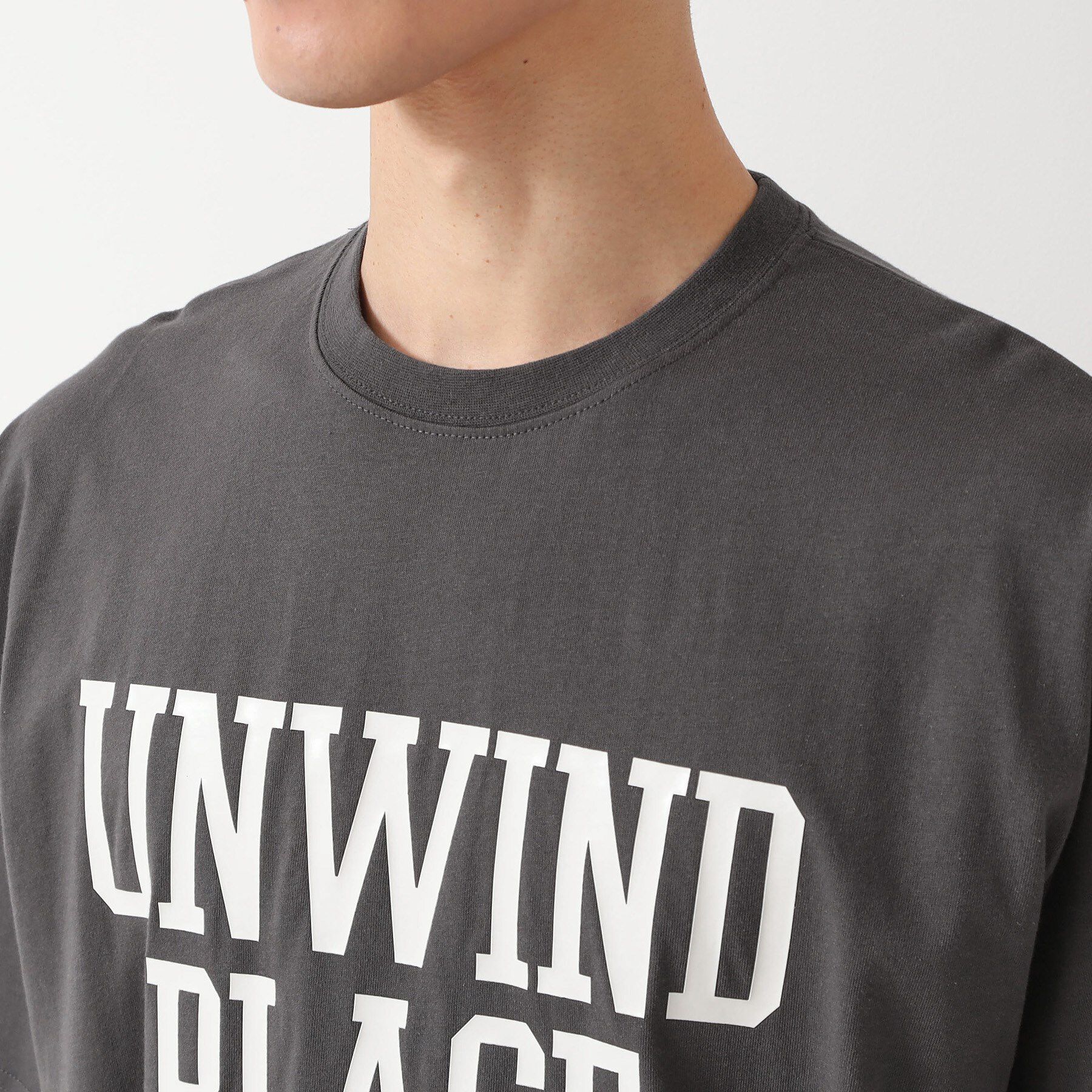 Dessin「【洗える】オーガニックコットン ロゴプリントTシャツ」|Tシャツ・カットソー|