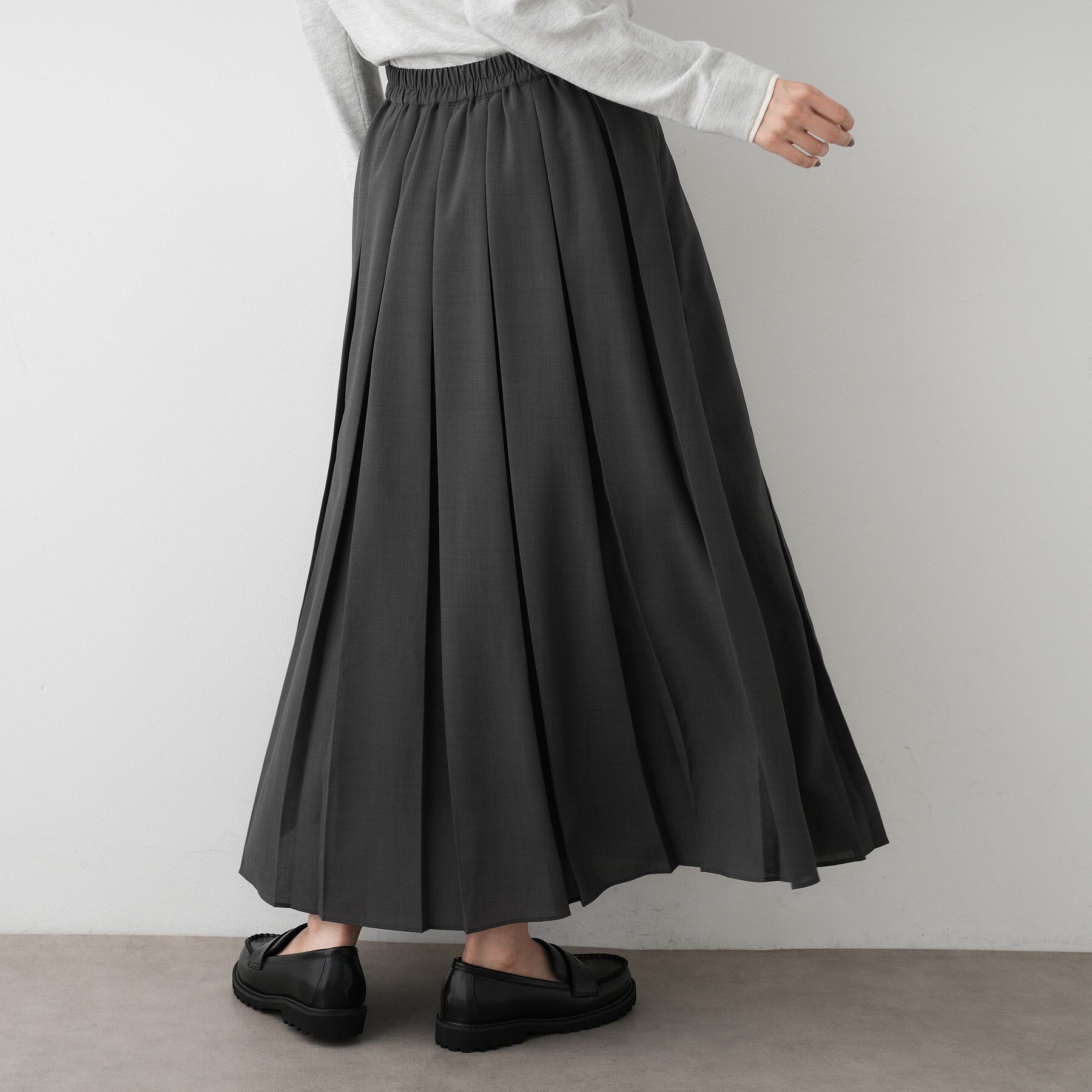 Dessin「【洗える】ボックスプリーツスカート」|スカート|