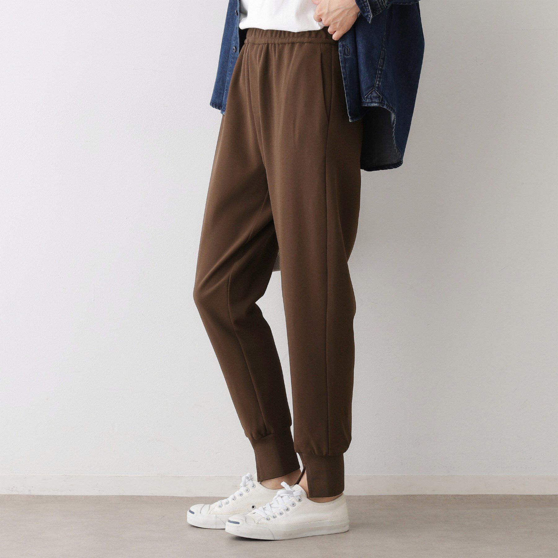 Dessin「【洗える】ジョガーパンツ」|その他|ブラウン(044)