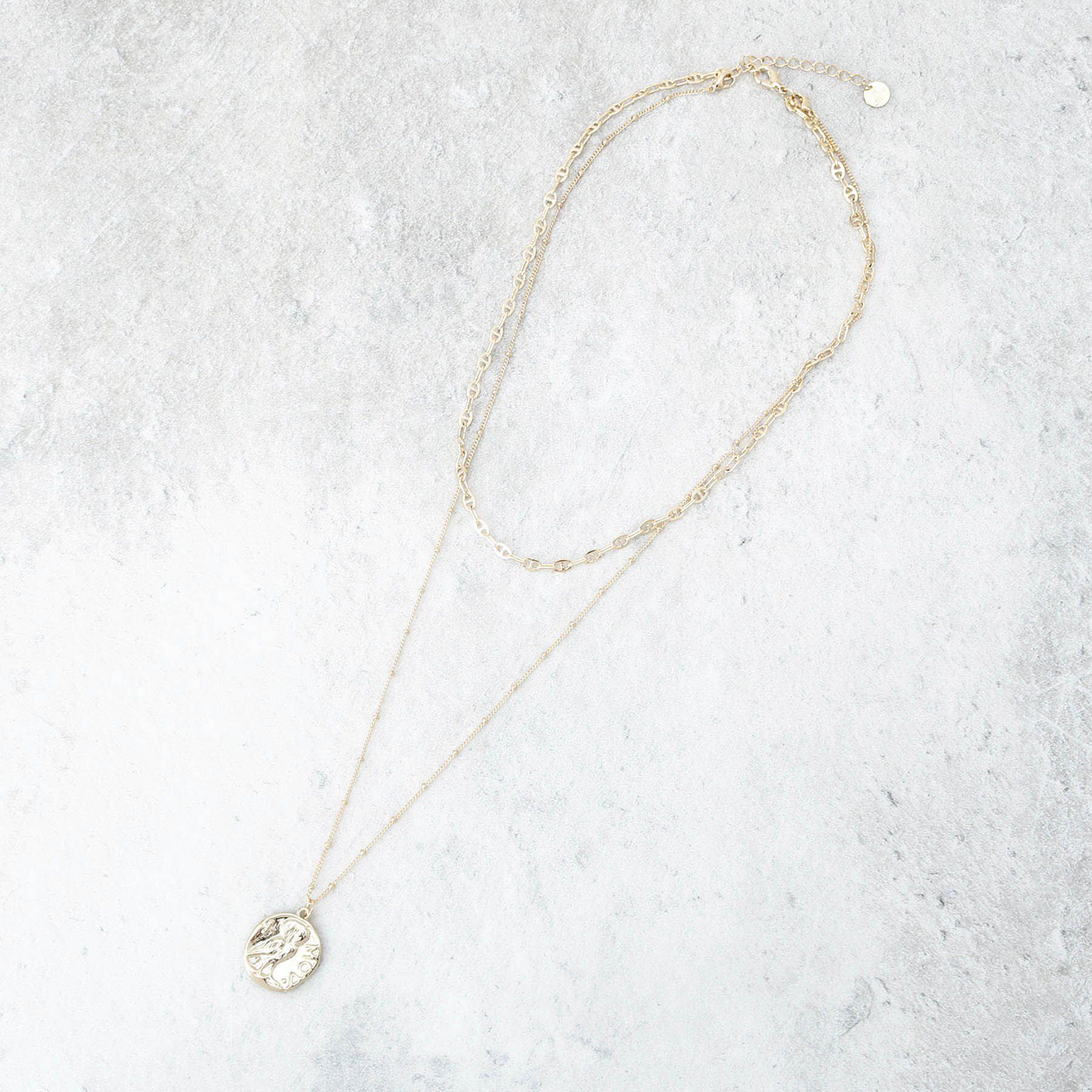 Dessin「【3WAY】コインネックレス」|ネックレス|ゴールド(007)