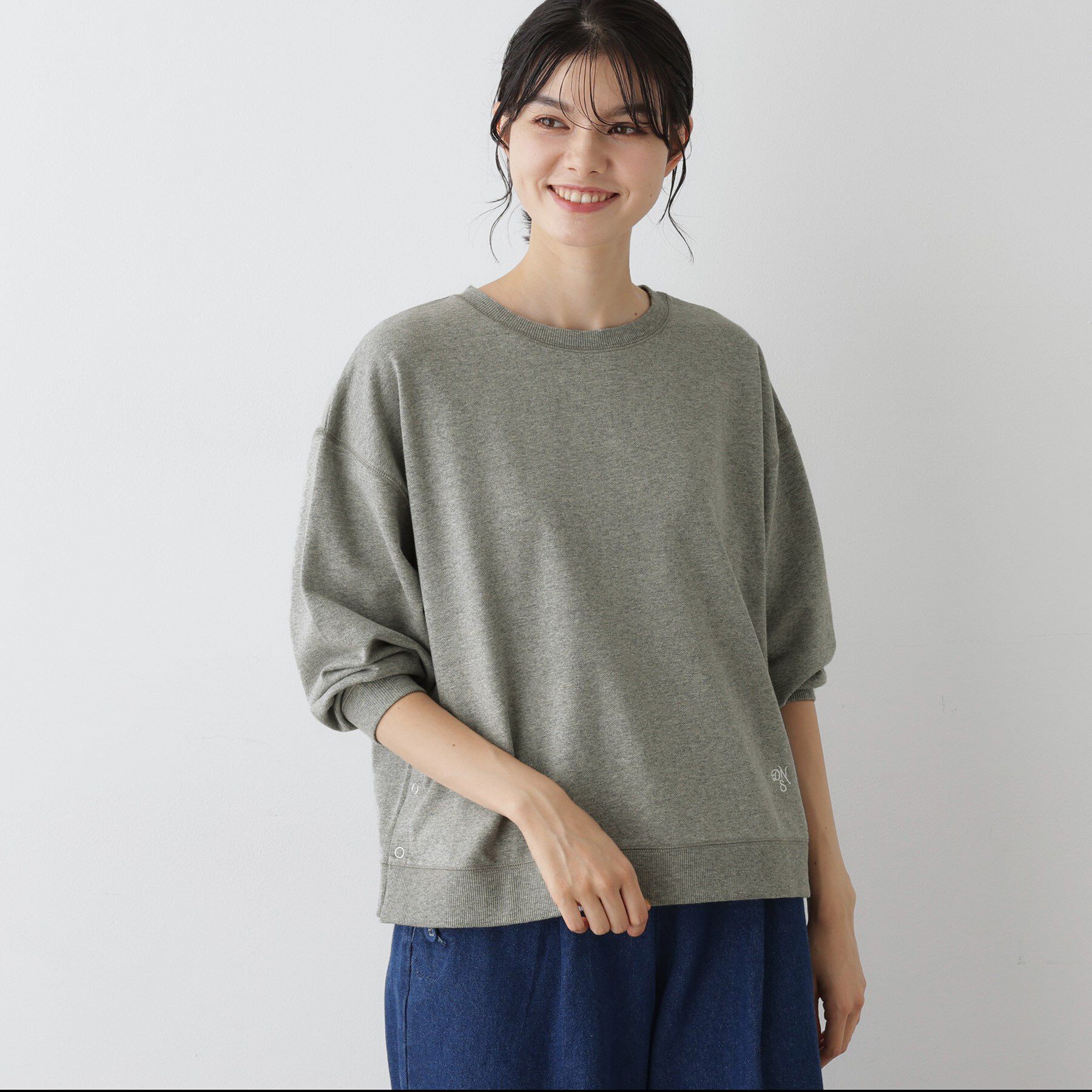 Dessin「【洗える】サイドスナップカットソー」|Tシャツ・カットソー|