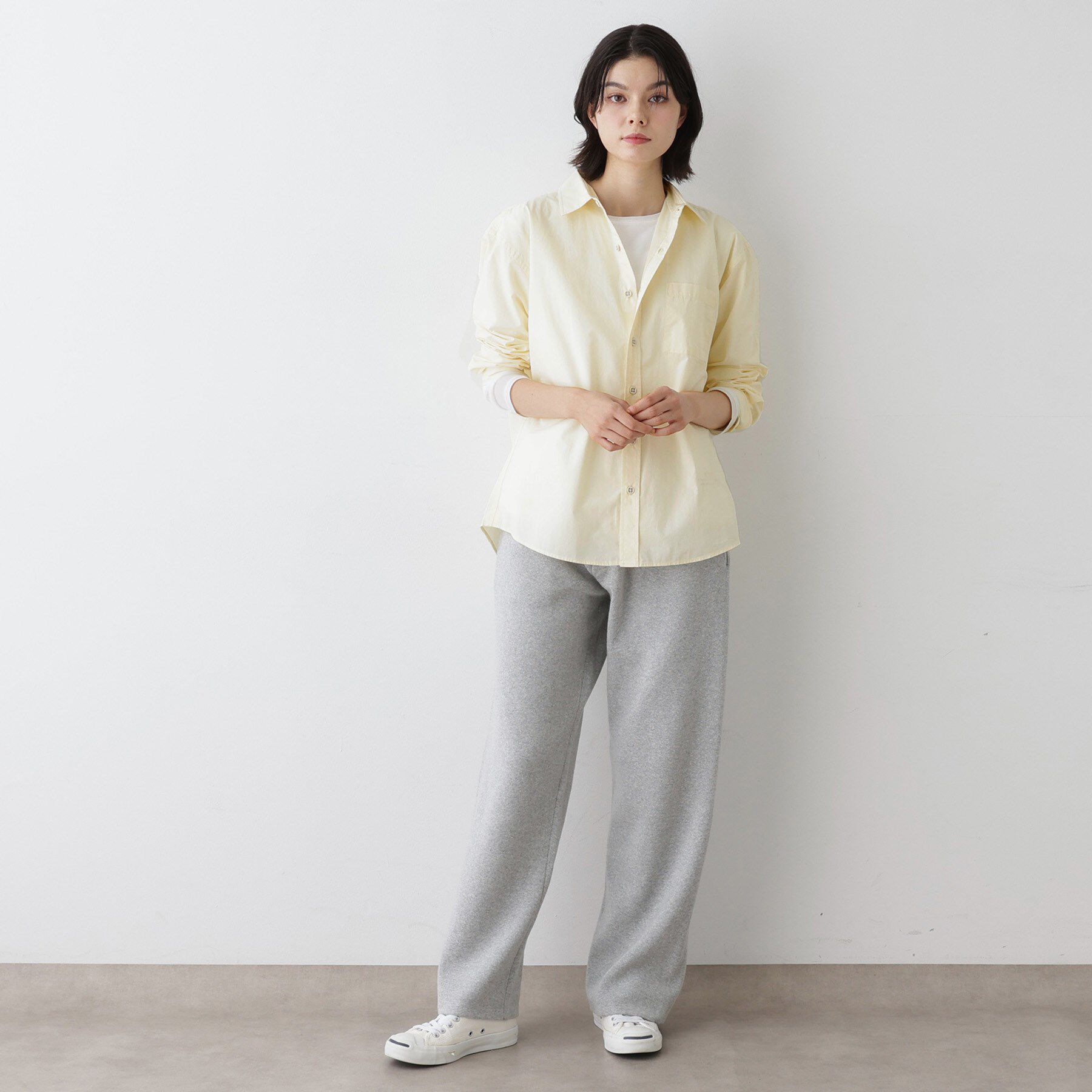 Dessin「【ユニセックス/洗える】コットンブロードシャツ」|シャツ・ブラウス|