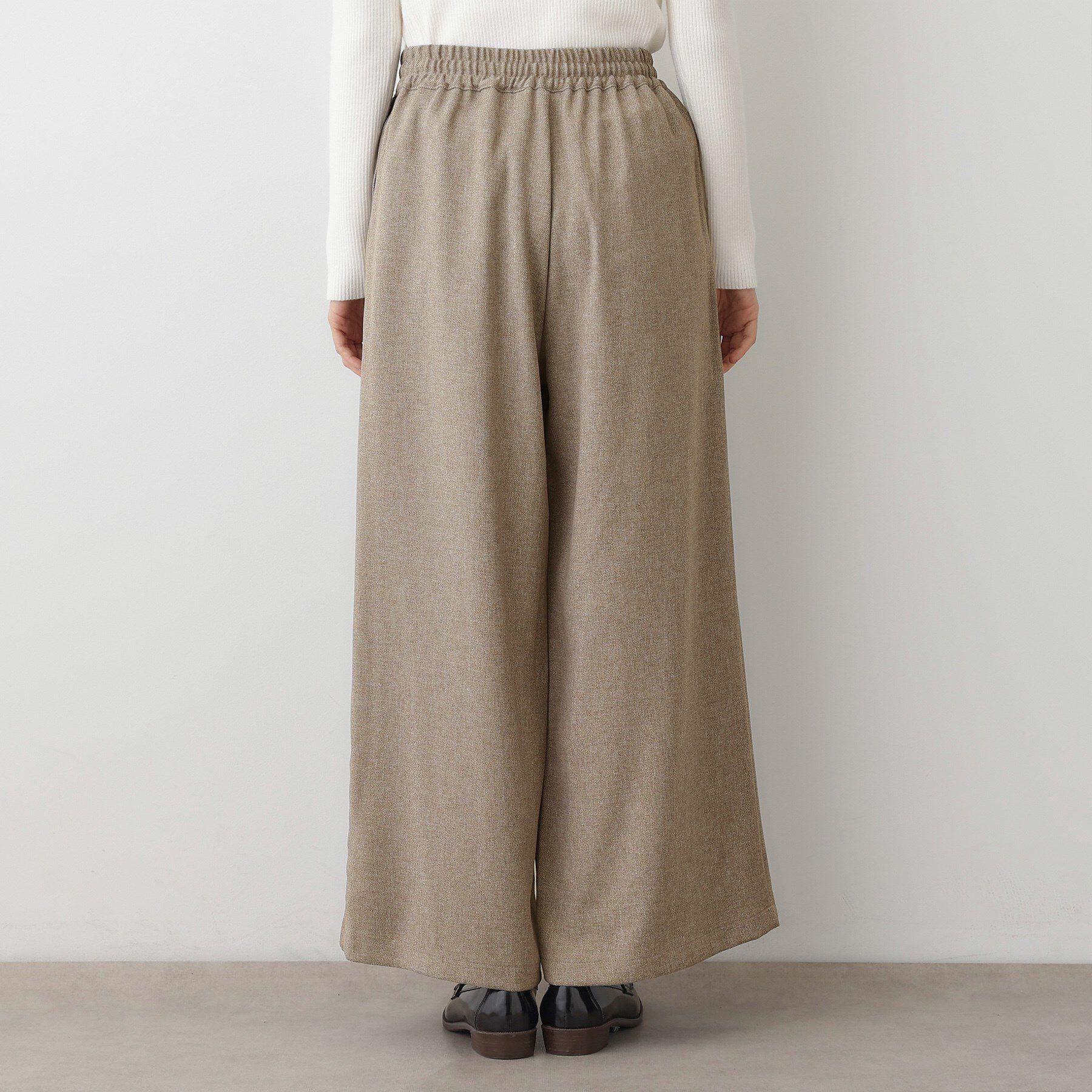 Dessin「【2点セット/ウエストゴム/洗える】ツイストクロスセットアップ」|スーツ|