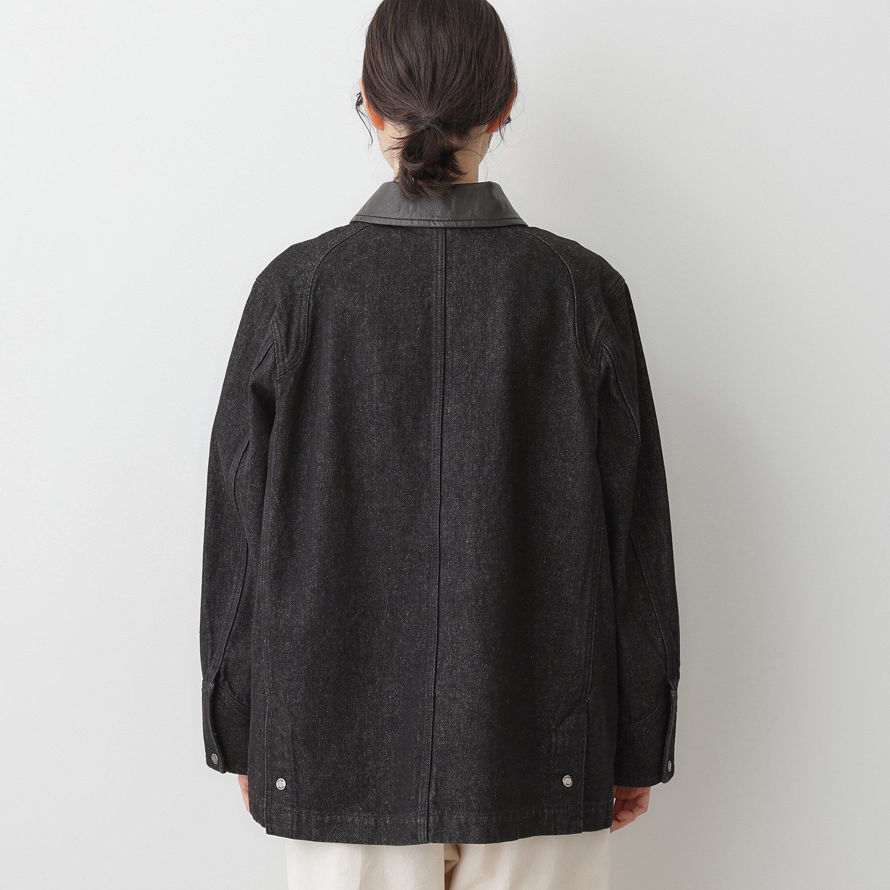 Dessin「【ユニセックス/洗える】バイカラージャケット」|デニムジャケット|