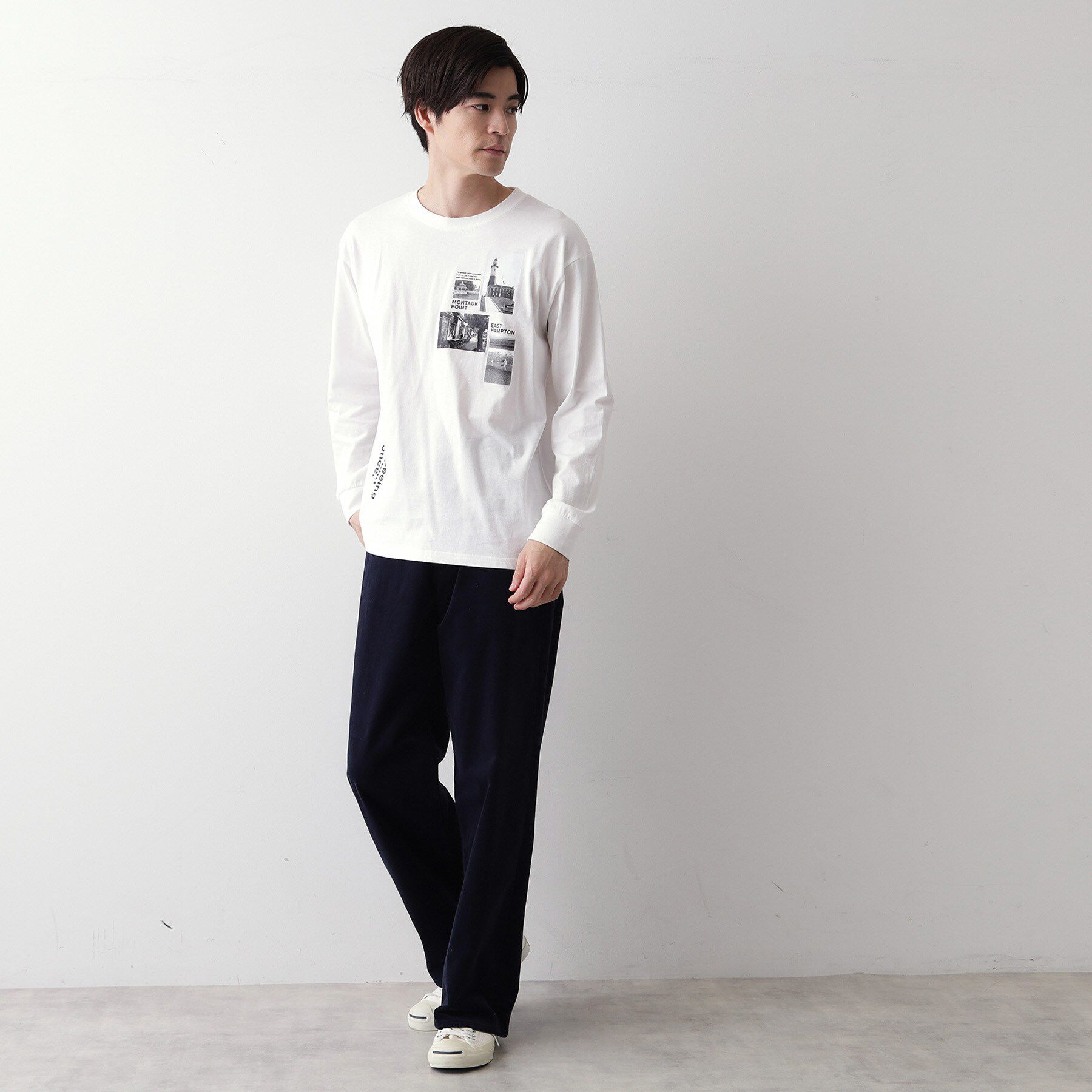 Dessin「【洗える】オーガニック天竺フォトロンT」|Tシャツ・カットソー|