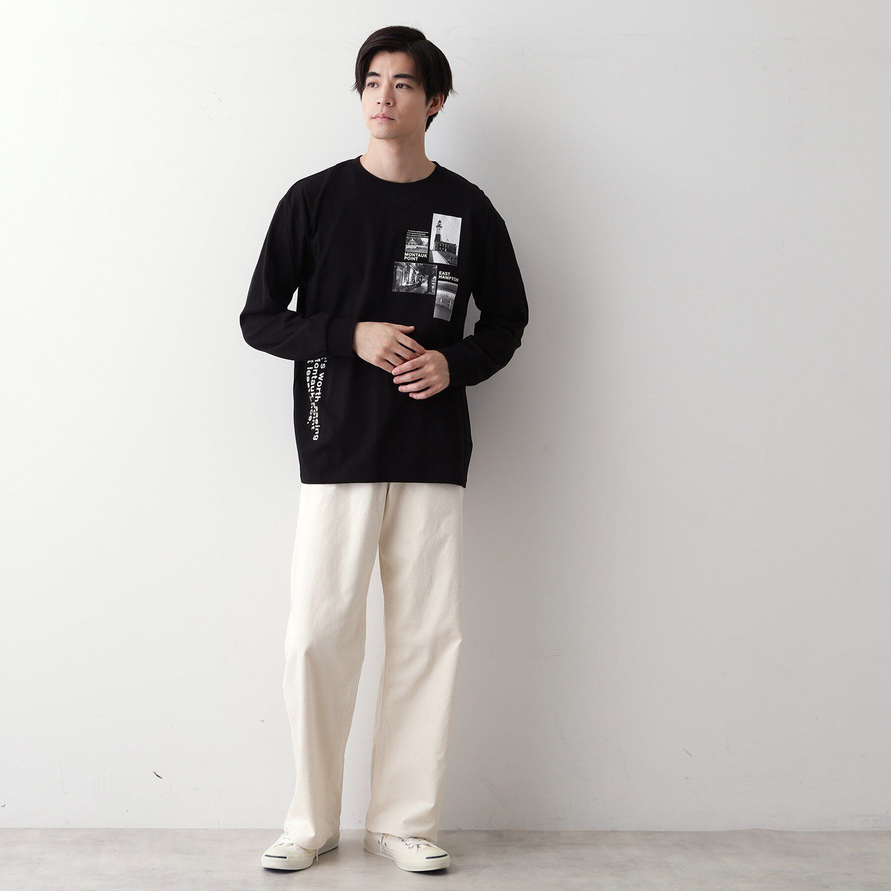 Dessin「【洗える】オーガニック天竺フォトロンT」|Tシャツ・カットソー|