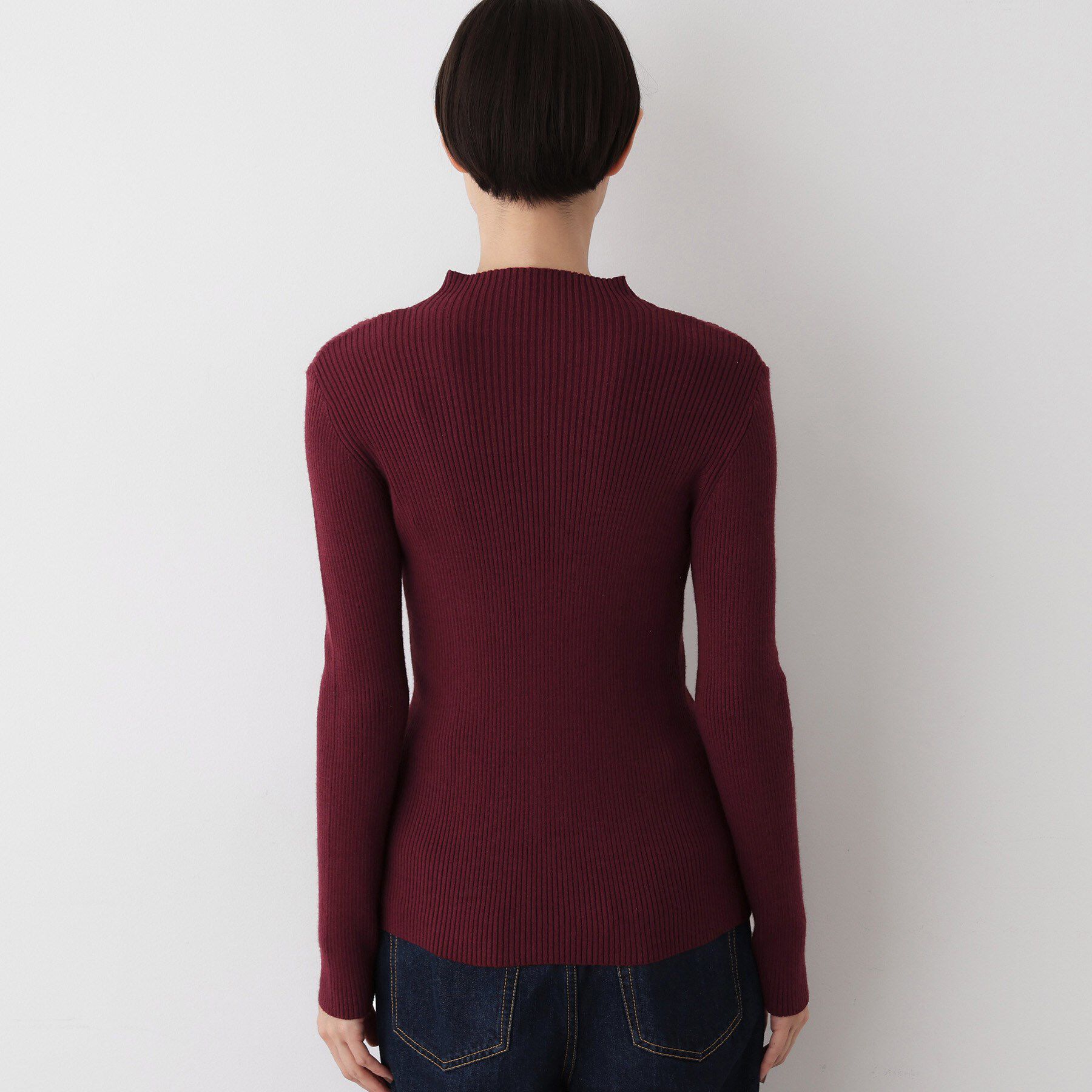 Dessin「【洗える】リブタートルネックニット」|ニット・セーター|