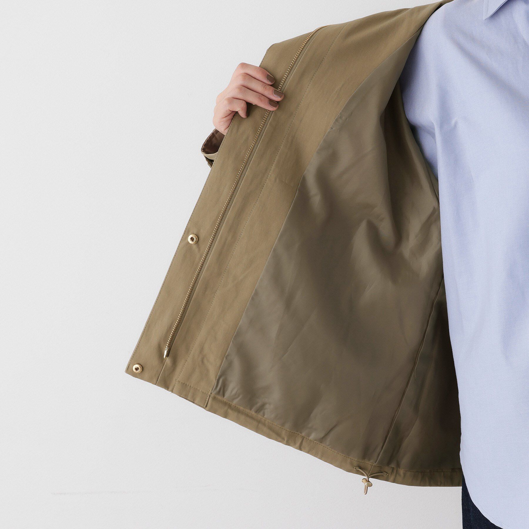 Dessin「【洗える】裾ドローコード付きマウンテンパーカ」|その他|