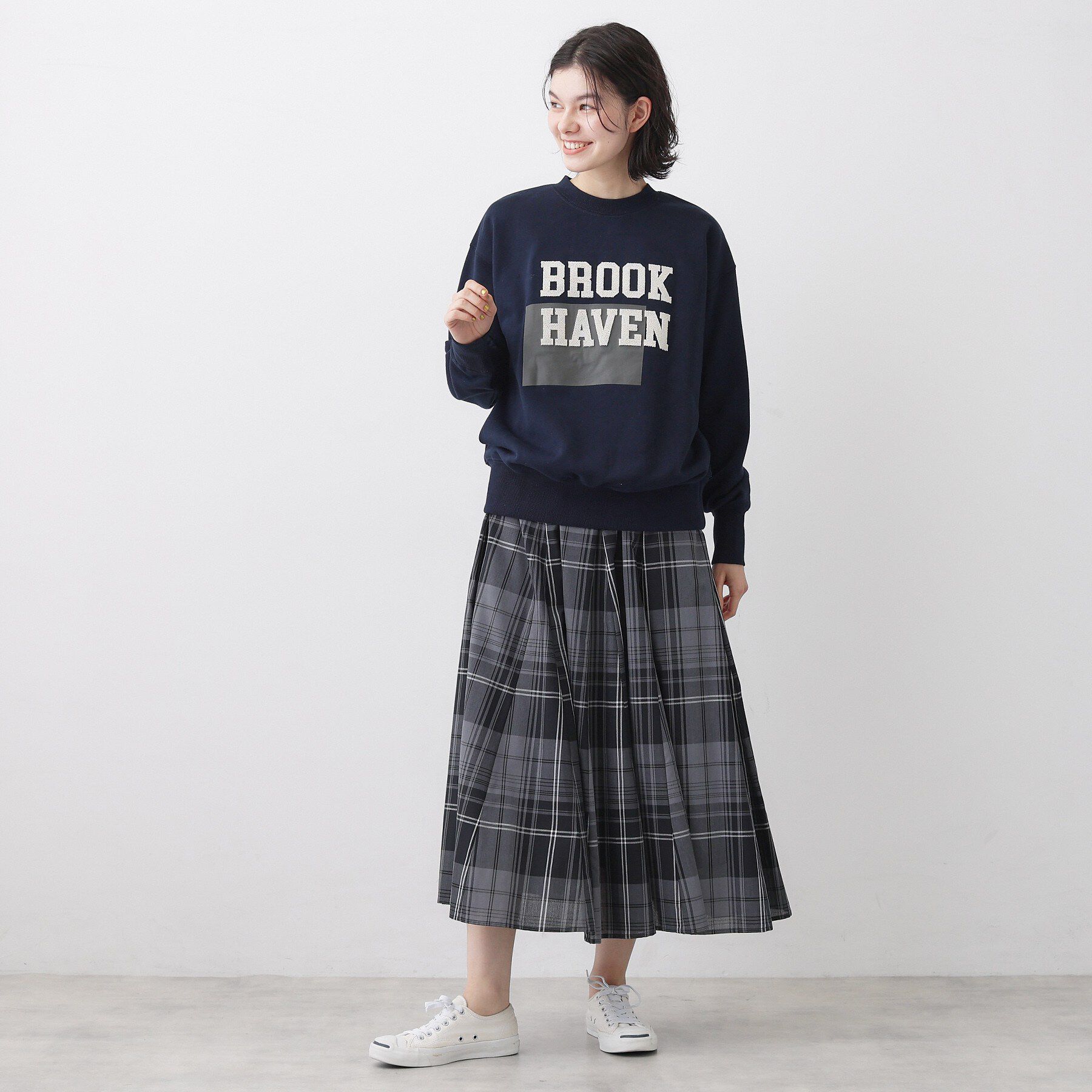 Dessin「【洗える】オーガニックコットン裏毛ロゴスウェット」|パーカー|