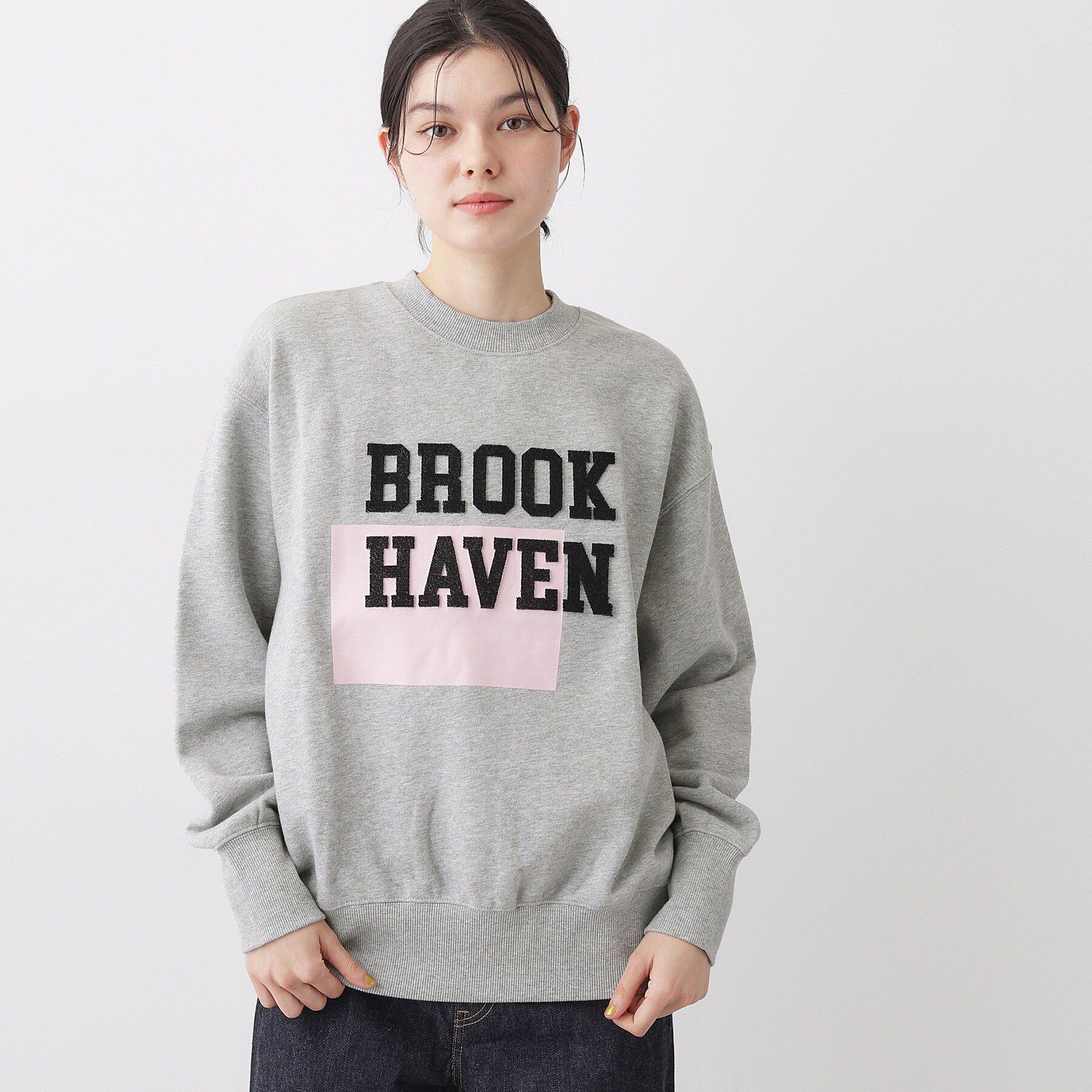 Dessin「【洗える】オーガニックコットン裏毛ロゴスウェット」|パーカー|