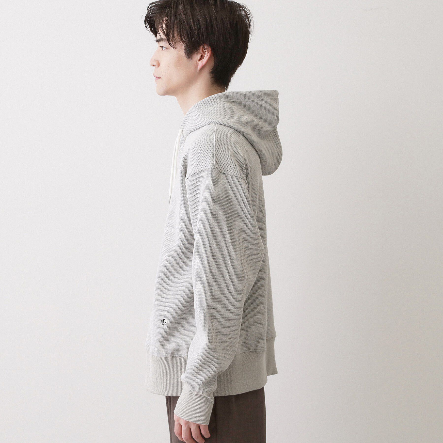 Dessin「【ユニセックス/洗える】ワッフルフードスウェット」|パーカー|