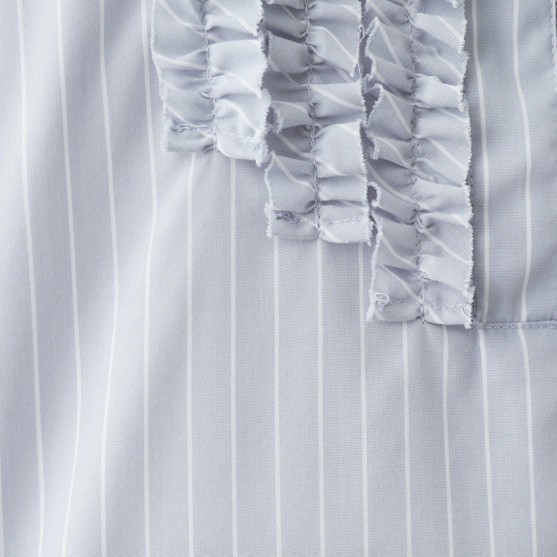 Dessin「【着映え/洗える】フロントフリル五分袖ブラウス」|シャツ・ブラウス|