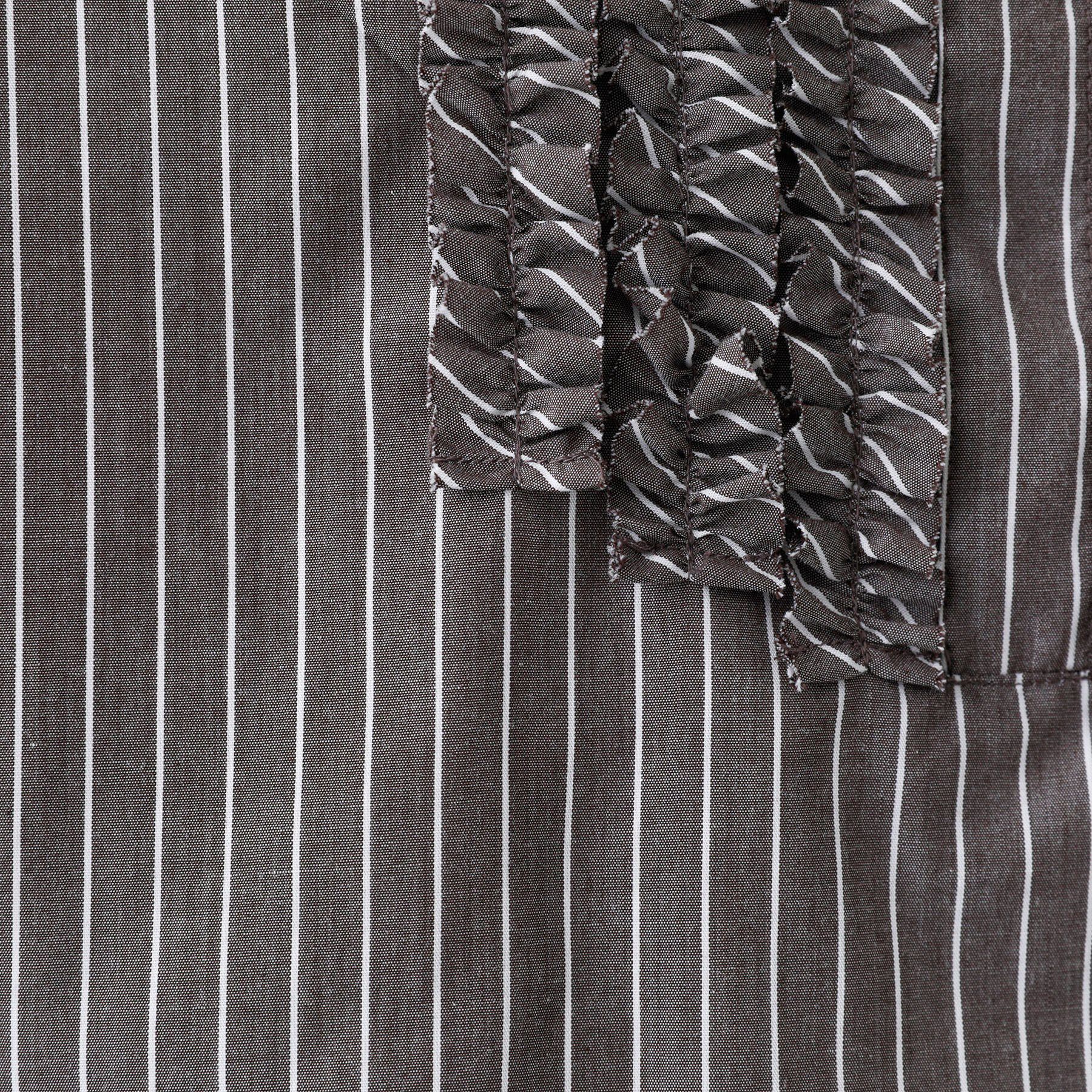 Dessin「【着映え/洗える】フロントフリル五分袖ブラウス」|シャツ・ブラウス|