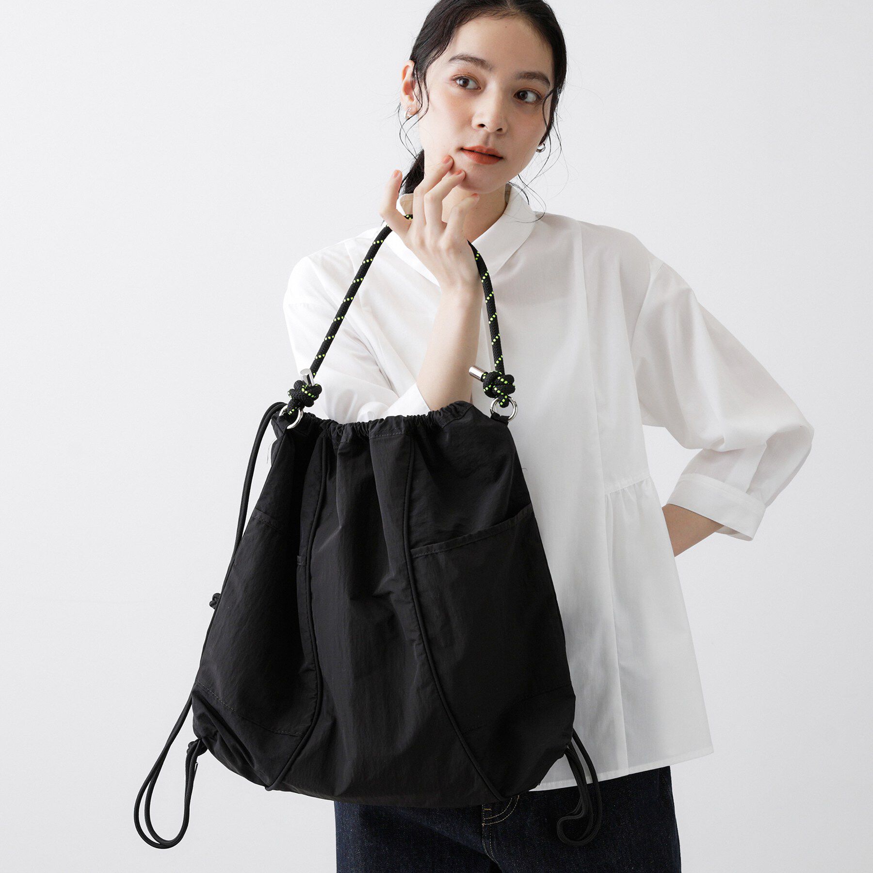 Dessin「【2WAY/A4収納可】カラーコードナップトートバッグ」|トートバッグ|