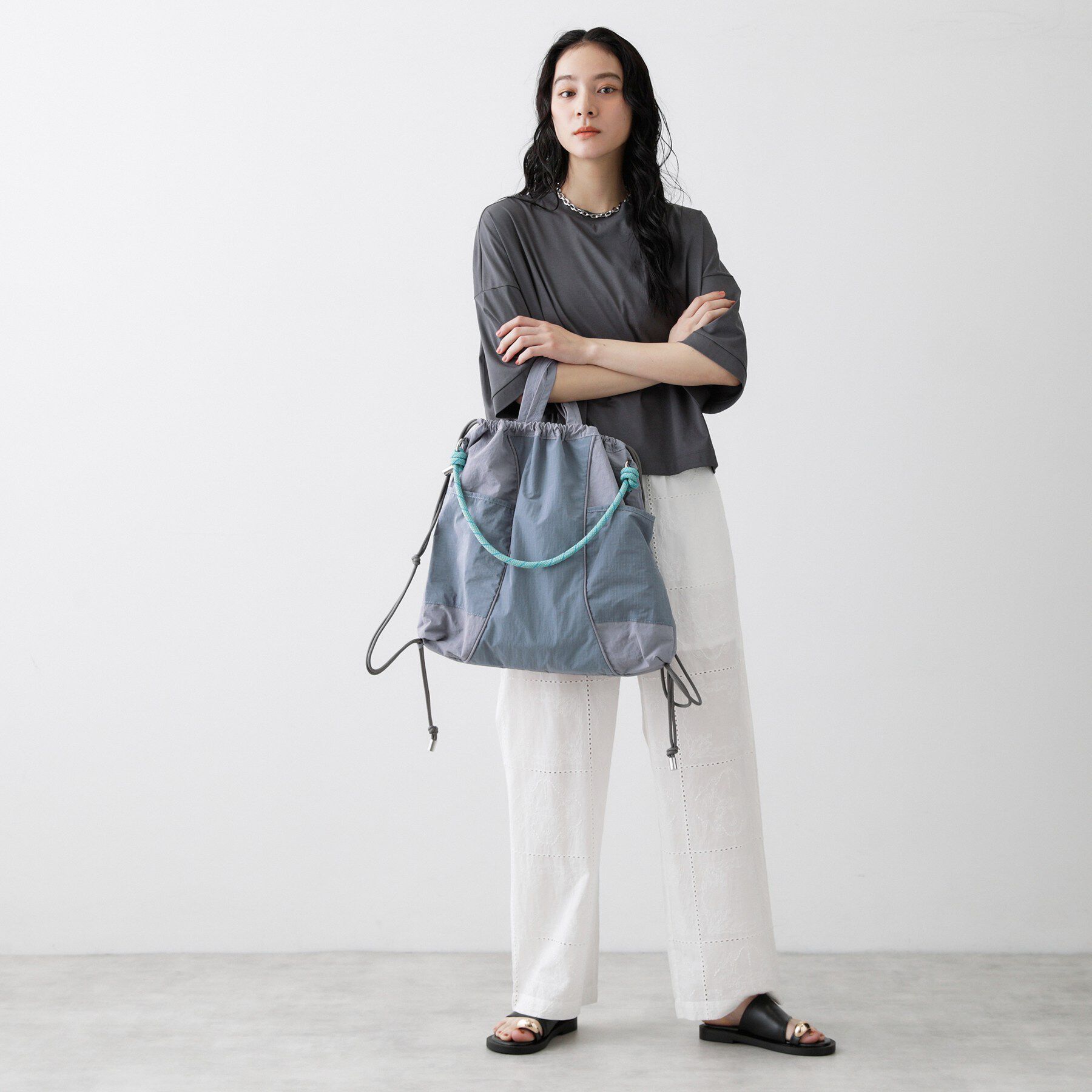 Dessin「【2WAY/A4収納可】カラーコードナップトートバッグ」|トートバッグ|