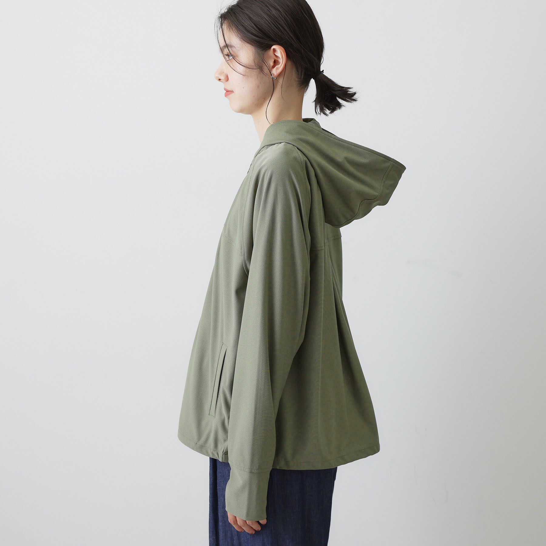 Dessin「【UVカット/吸水速乾】メッシュジップパーカー」|パーカー|