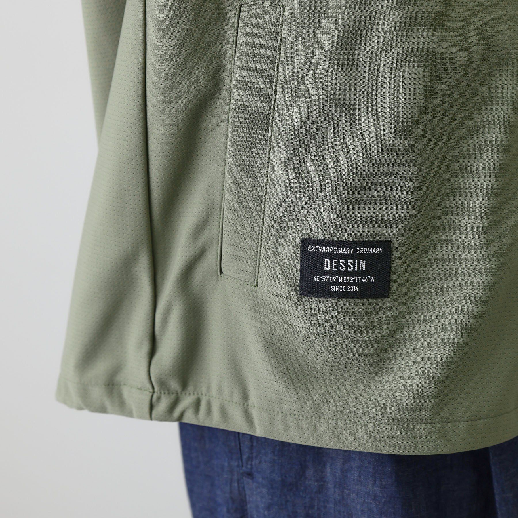 Dessin「【UVカット/吸水速乾】メッシュジップパーカー」|パーカー|