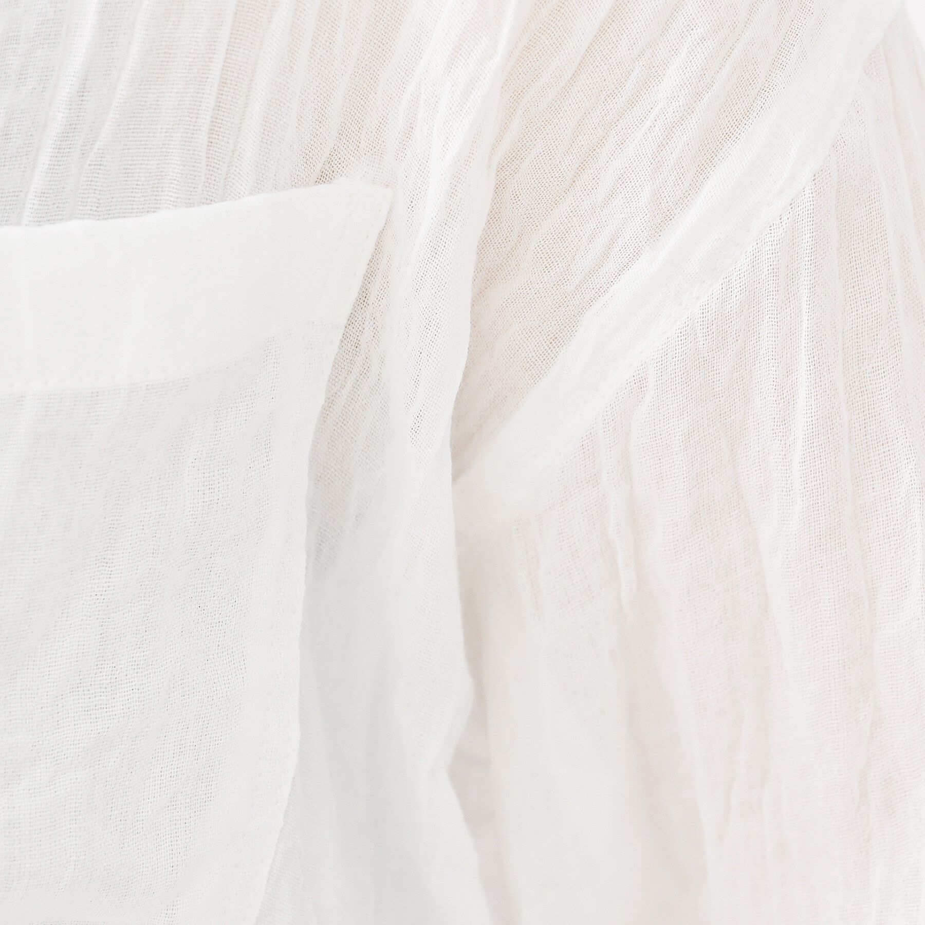 Dessin「【洗える】ドロストリングシアーシャツ」|シャツ・ブラウス|