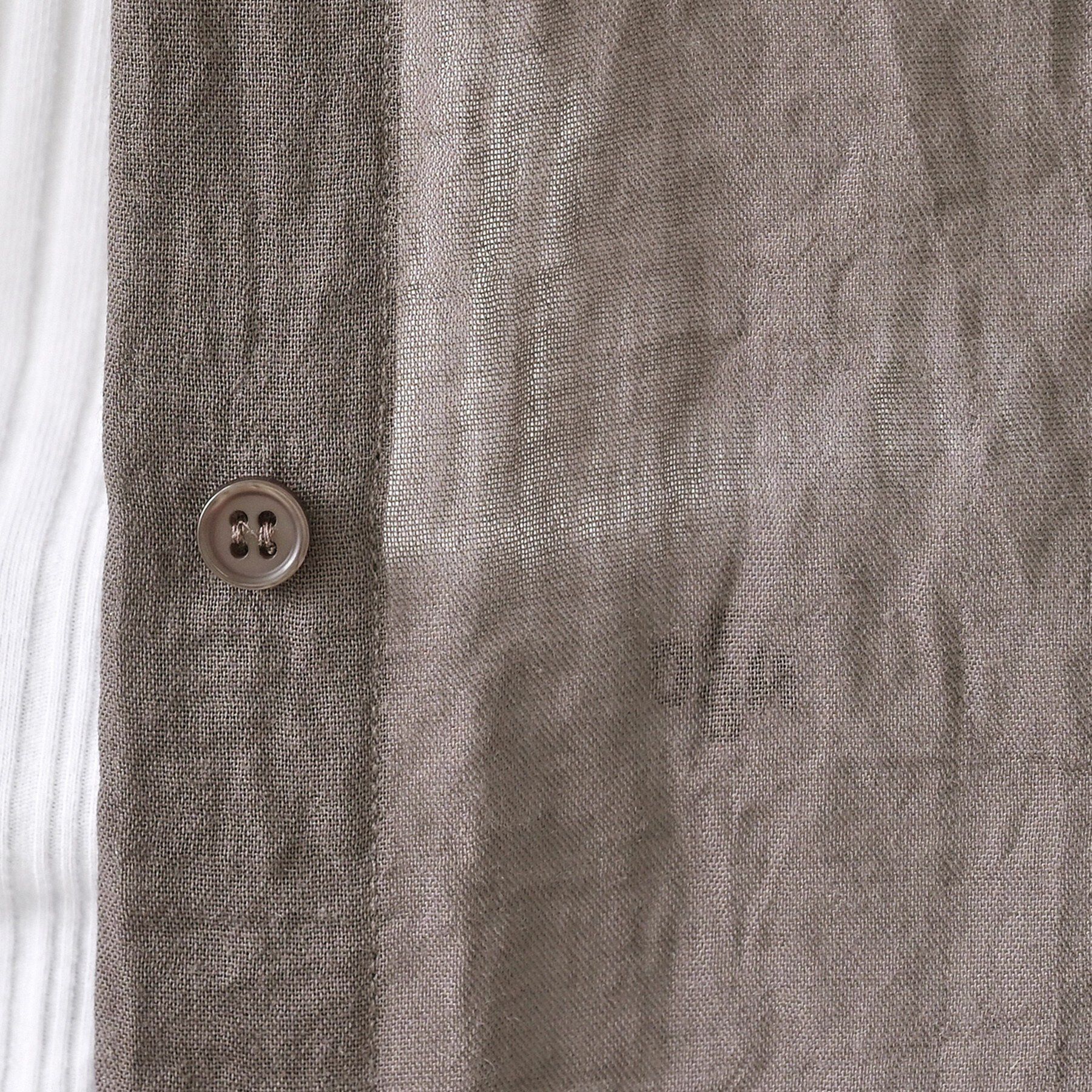 Dessin「【洗える】ドロストリングシアーシャツ」|シャツ・ブラウス|