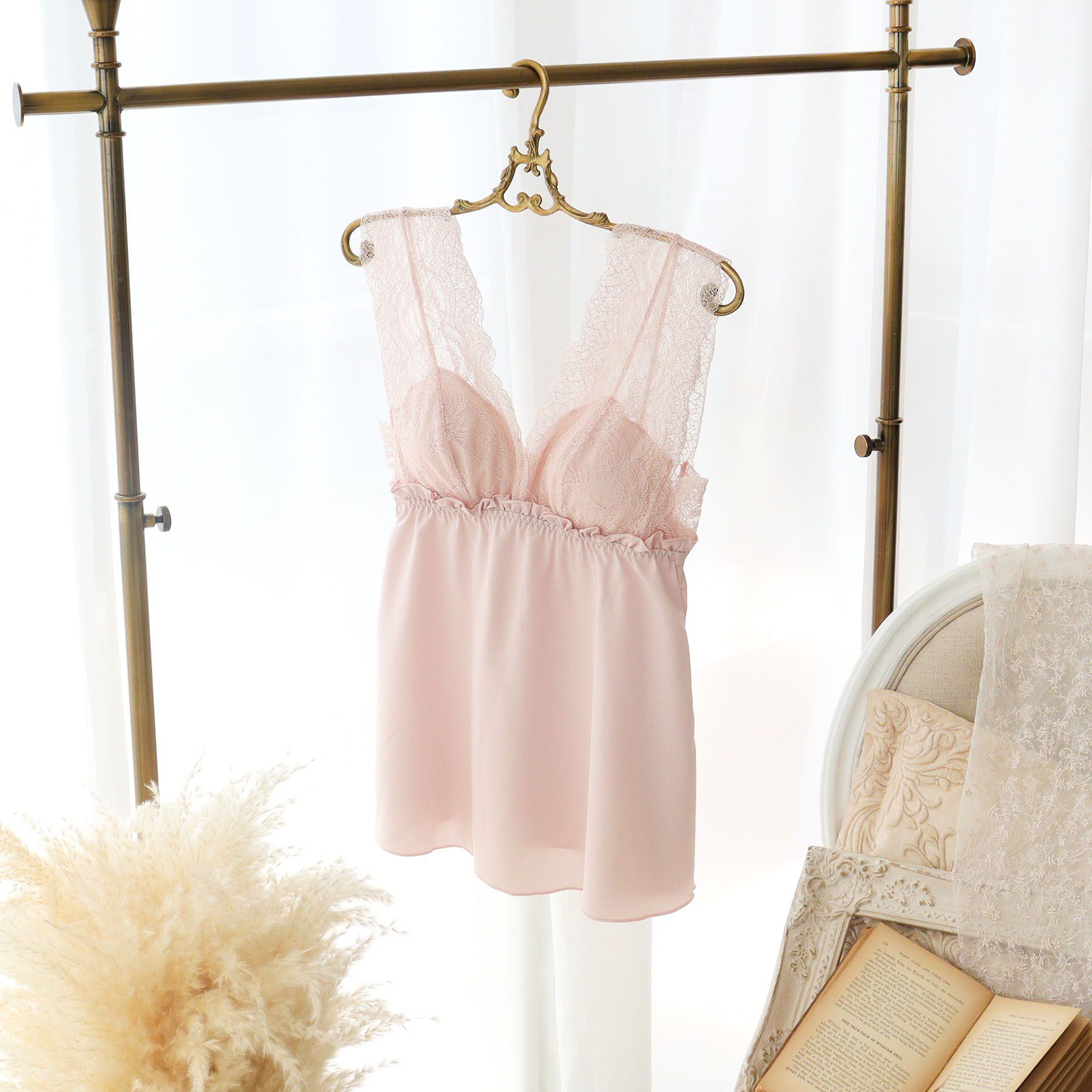 Risa Magli「フランカ トップス」|ルームウェア|ピンク(071)