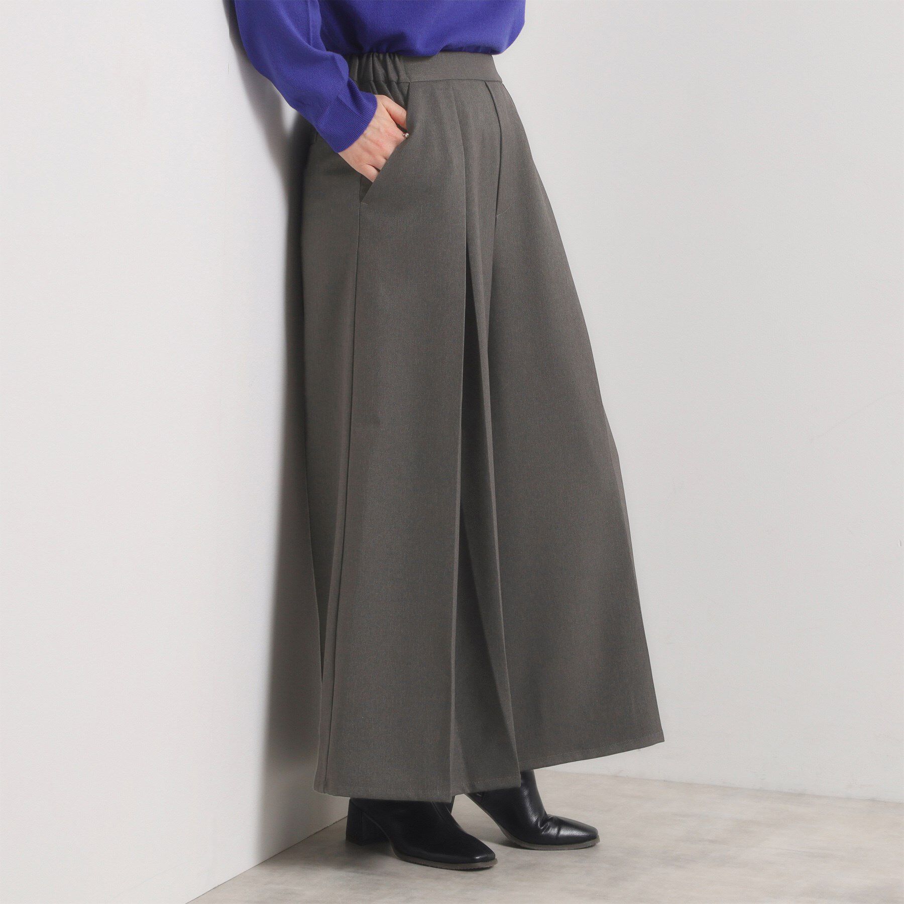 ITS&rsquo;DEMO「【手洗い可】ツイルタックワイドパンツ」|その他|