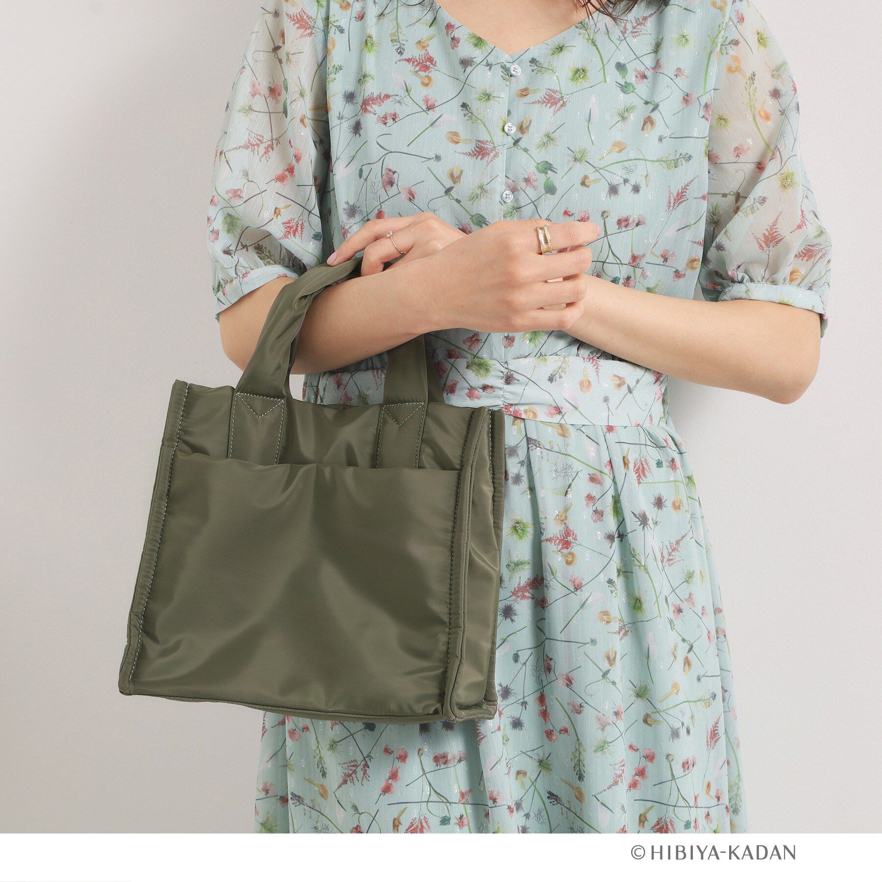 ITS&rsquo;DEMO「【ITS&rsquo;DEMO &times; HIBIYA－KADAN】2WAYトート」|トートバッグ|カーキ(027)