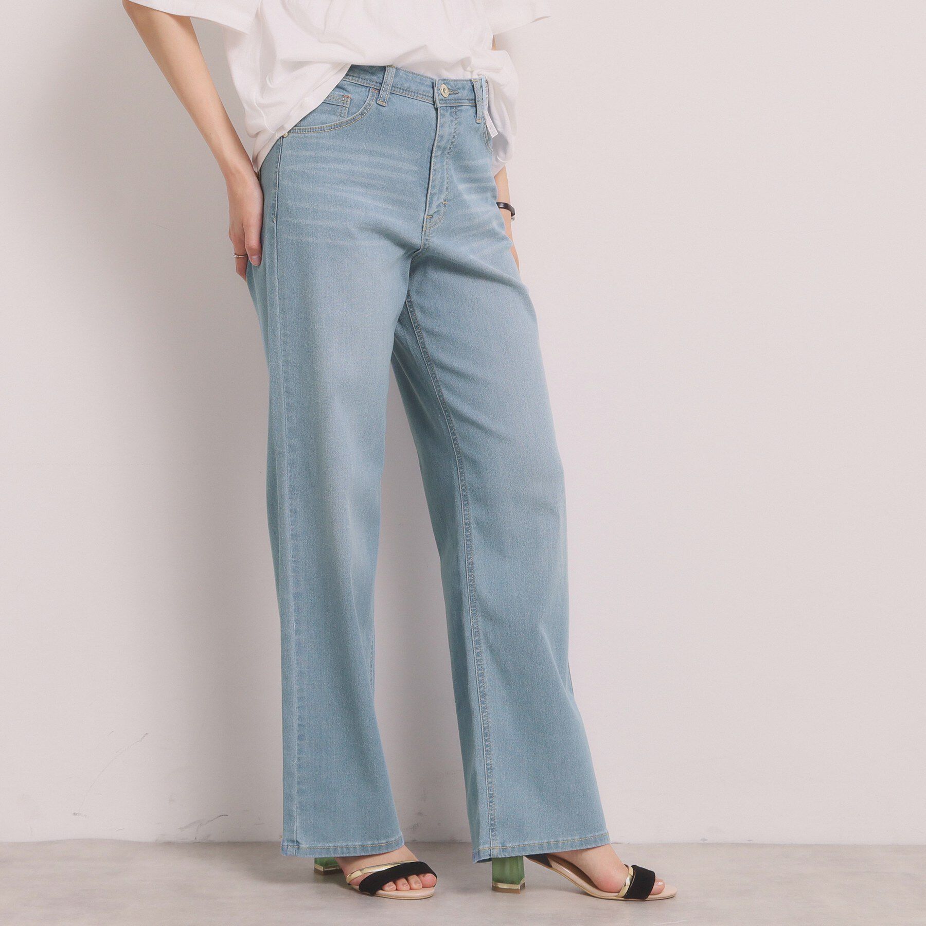 ITS&rsquo;DEMO「＜EDWIN＞ COOL WIDE PANTS【吸水速乾】」|デニム|