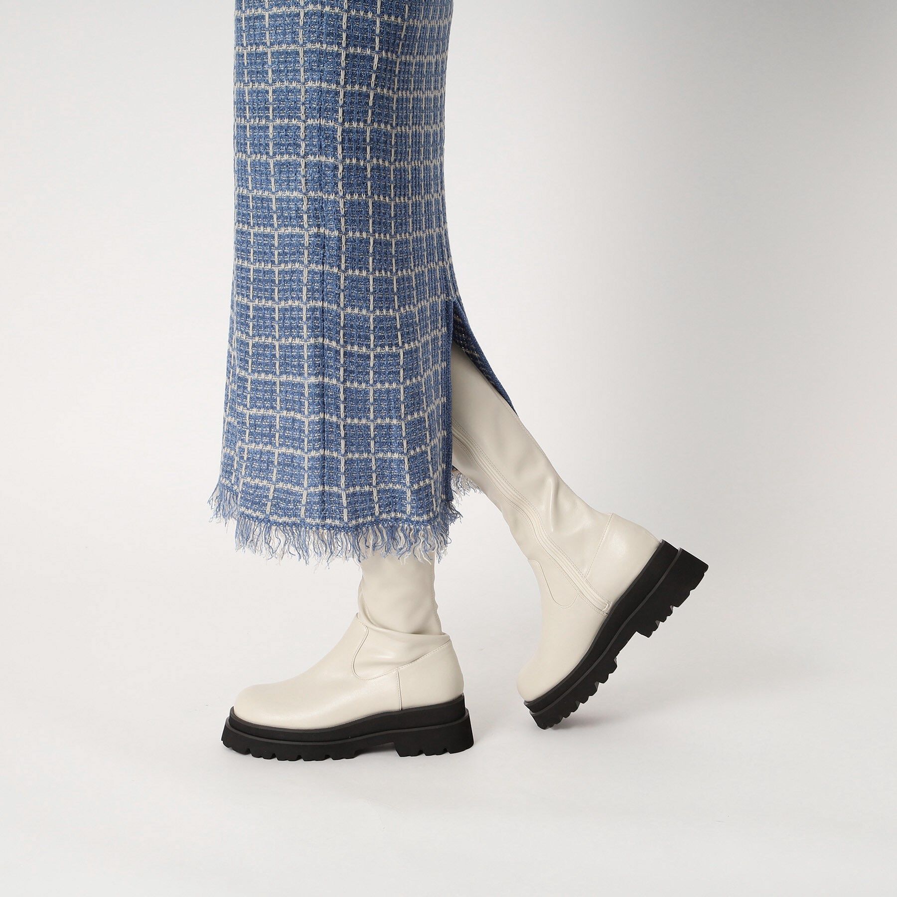 ESPERANZA「晴雨兼用トラックソールロングブーツ」|ショートブーツ|