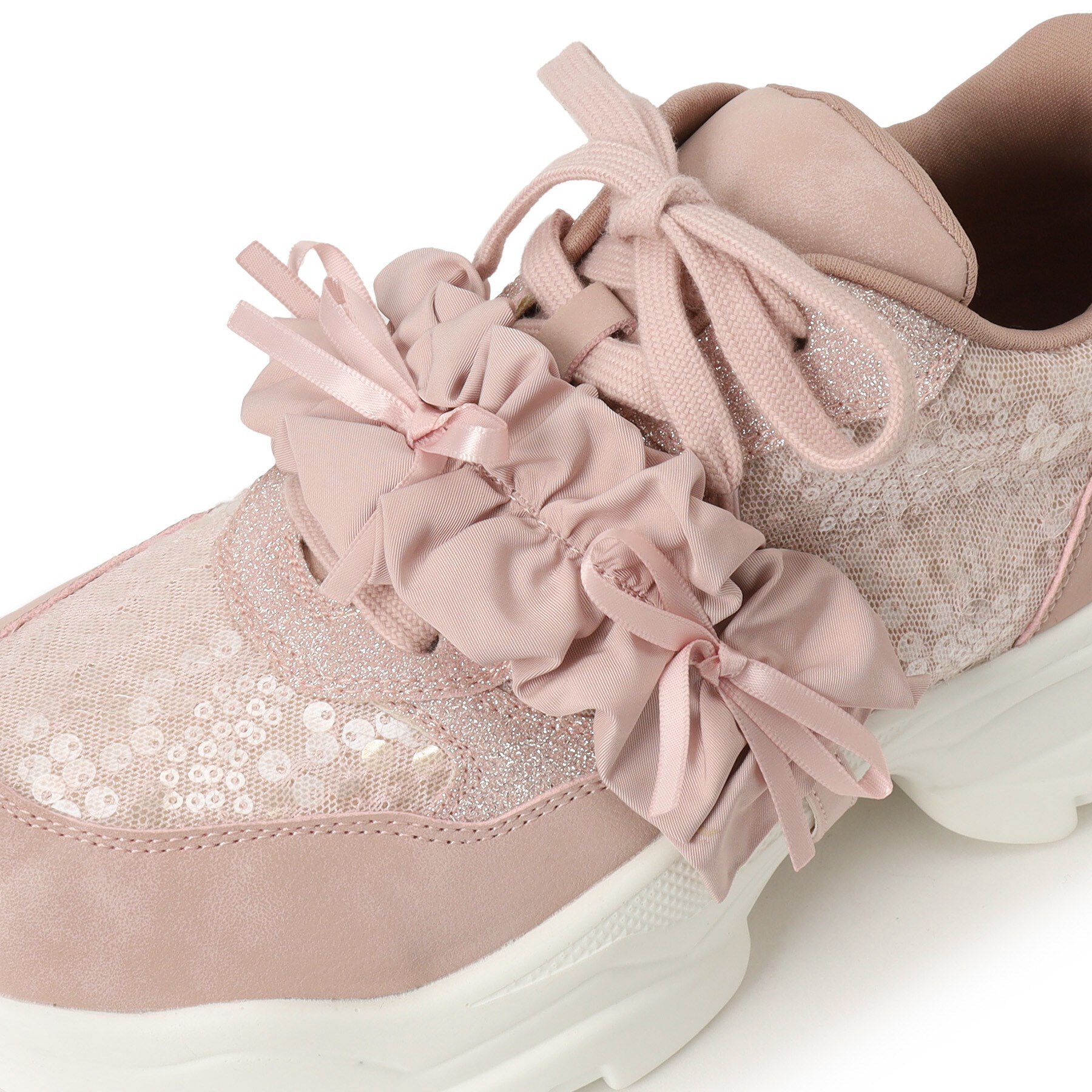 ESPERANZA「2WAYフリルベルトスパンコールスニーカー」|スニーカー|