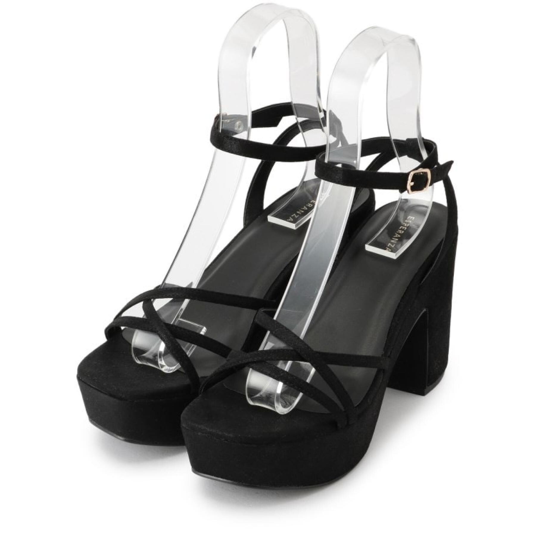 ESPERANZA「厚底アンクルベルトサンダル」|サンダル|