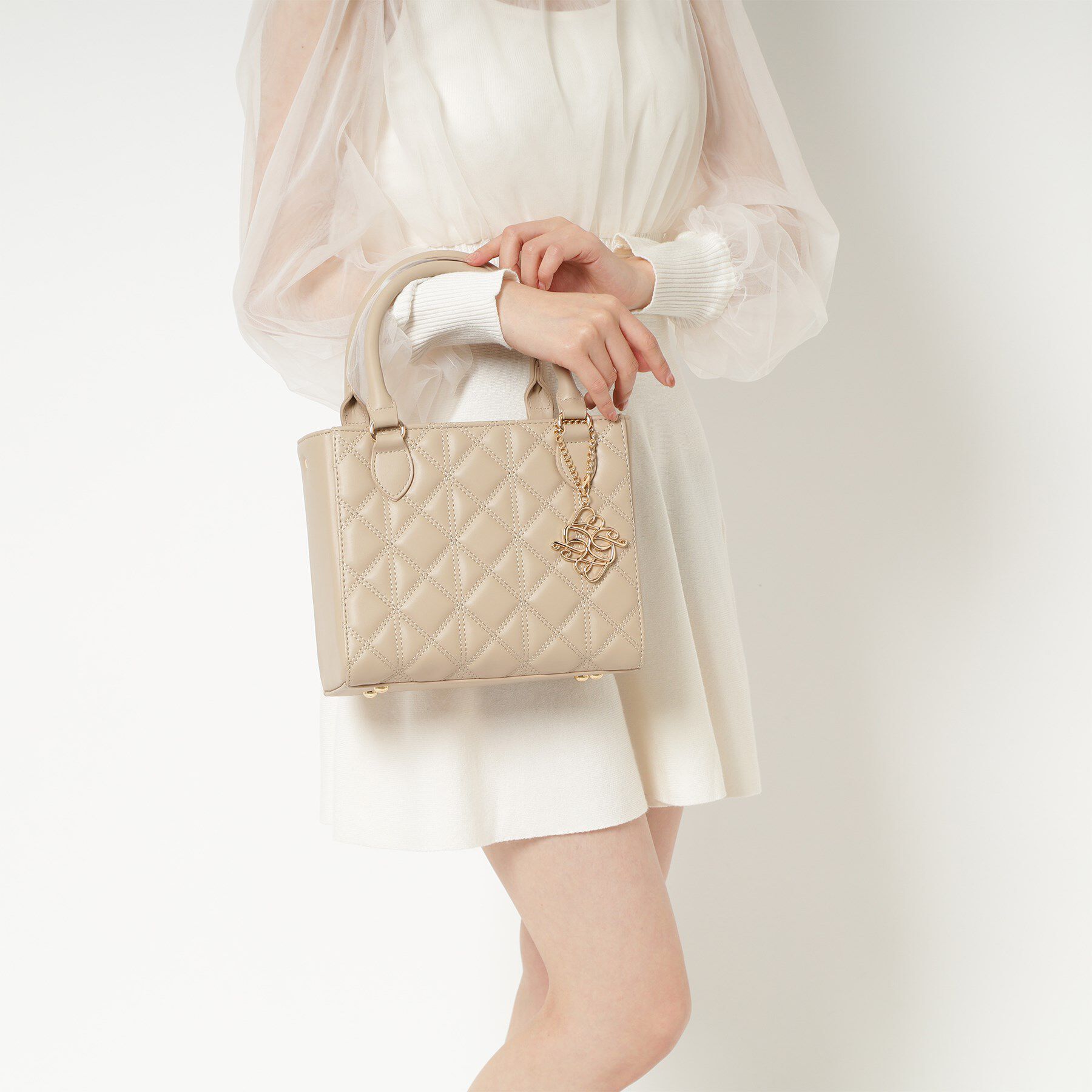 Ober Tashe「キルティング2WAYトートバッグ」|トートバッグ|