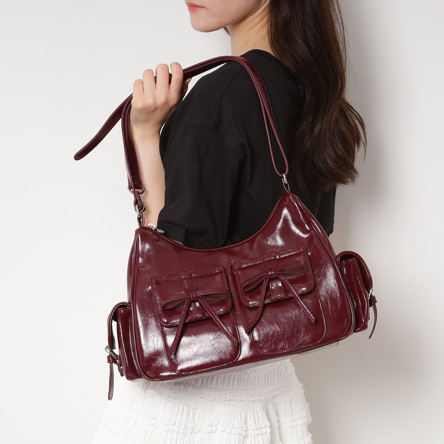 ESPERANZA「ポケットリボン2WAYバッグ」|ショルダー・メッセンジャー|