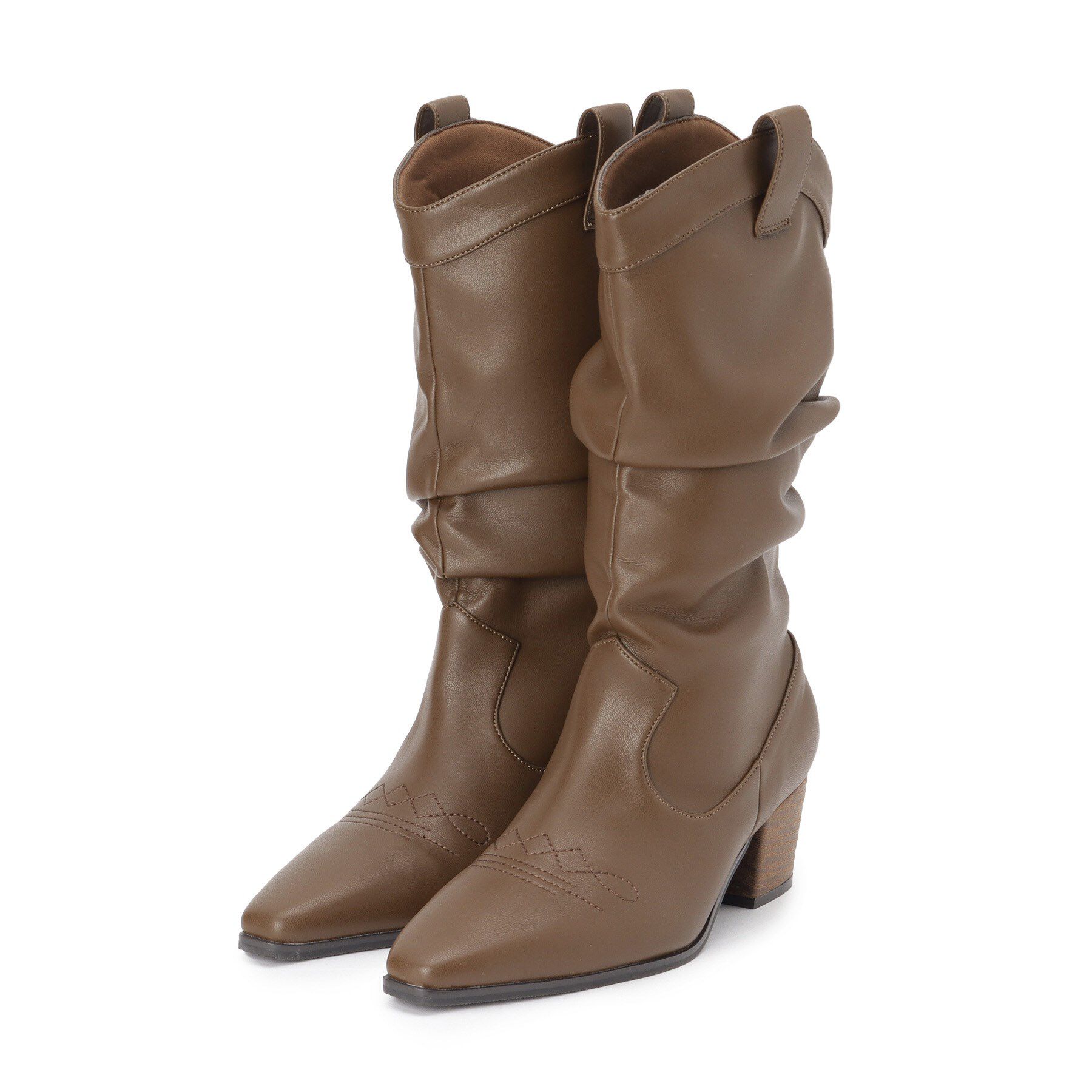 ESPERANZA「シャーリングウエスタンブーツ」|ショートブーツ|