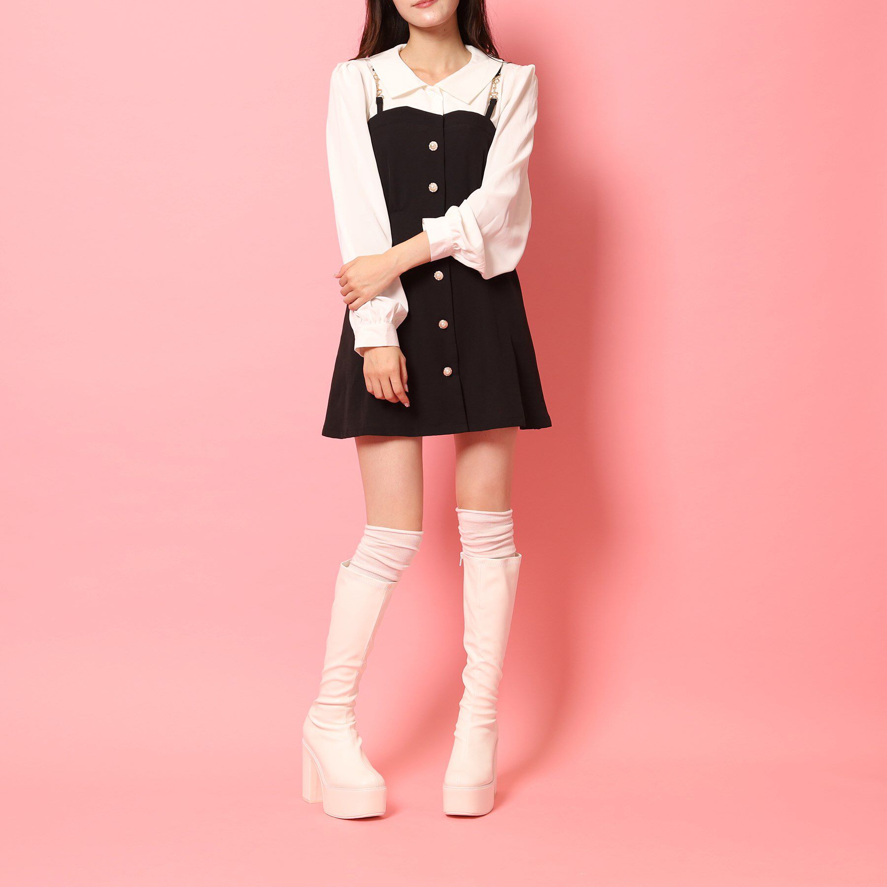 csT&P「厚底プレーンブーツ」|ショートブーツ|