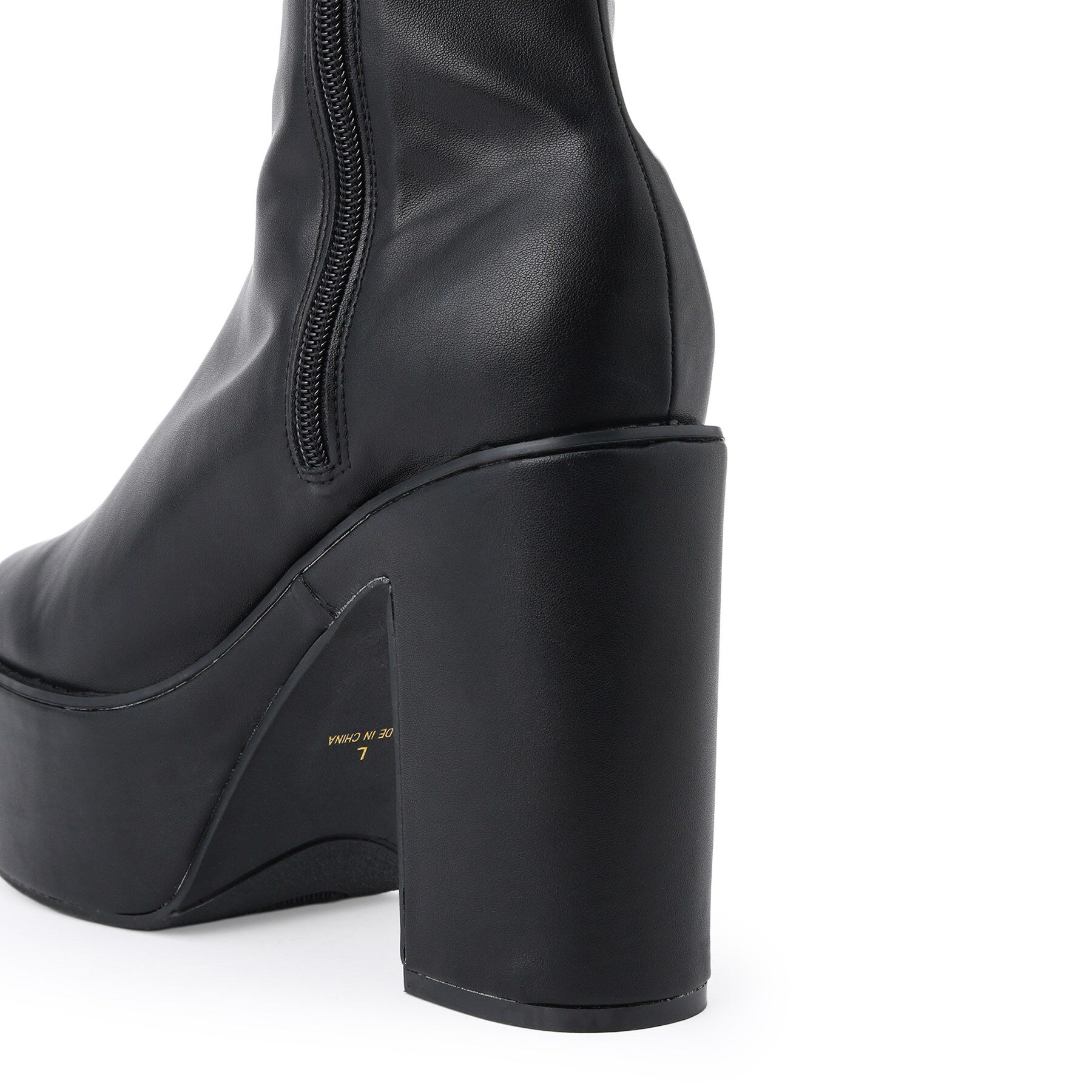 csT&P「厚底プレーンブーツ」|ショートブーツ|