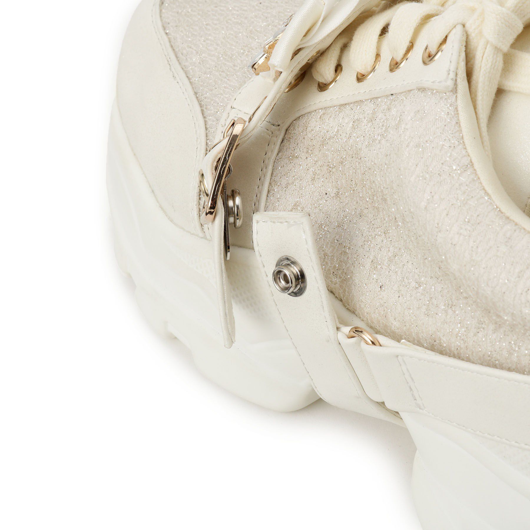 ESPERANZA「ツインリボンベルト付きラメスニーカー」|スニーカー|