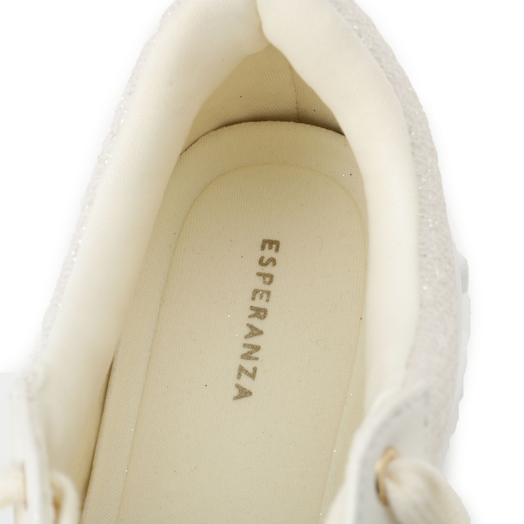 ESPERANZA「ツインリボンベルト付きラメスニーカー」|スニーカー|