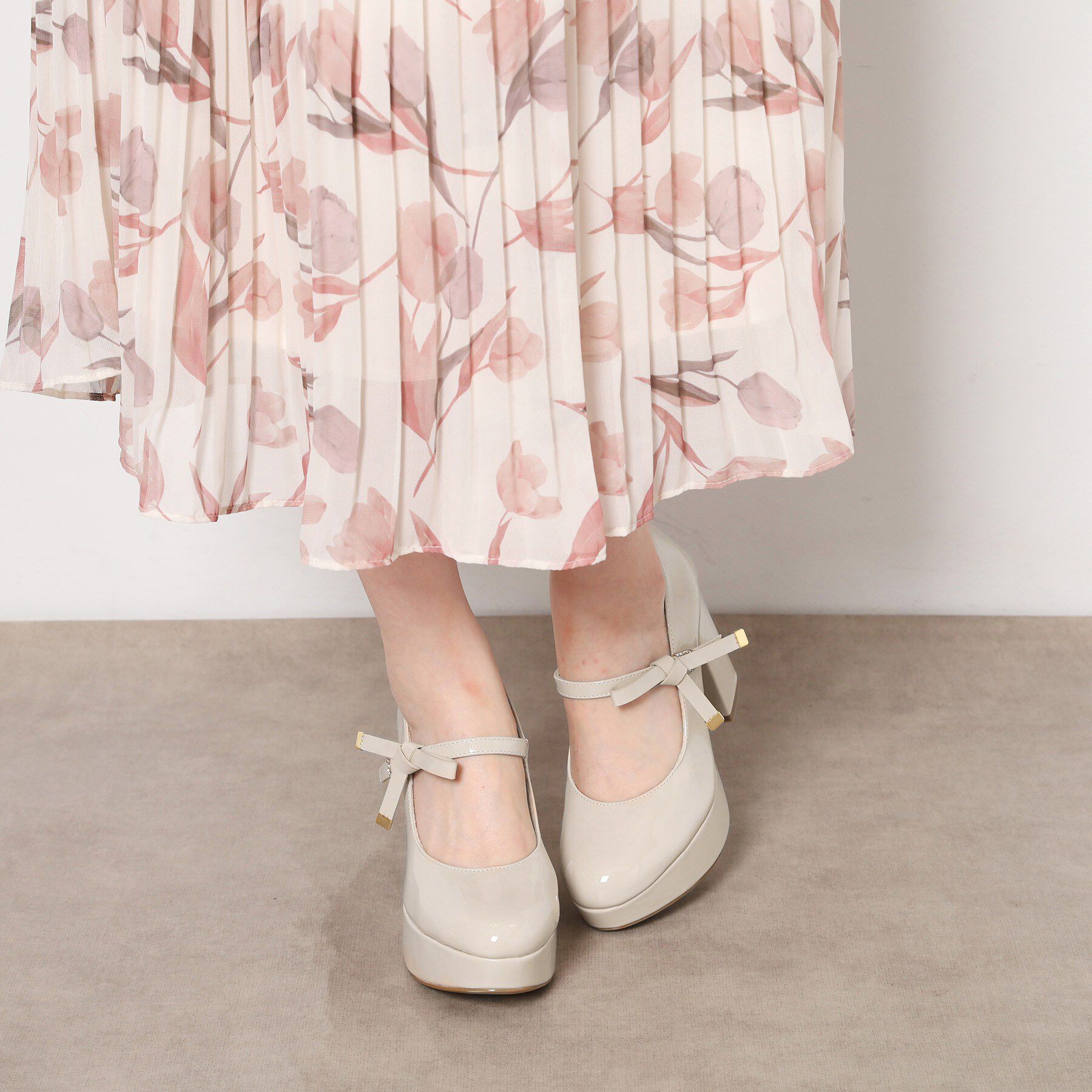 ESPERANZA「リボン2WAYストームパンプス」|パンプス|