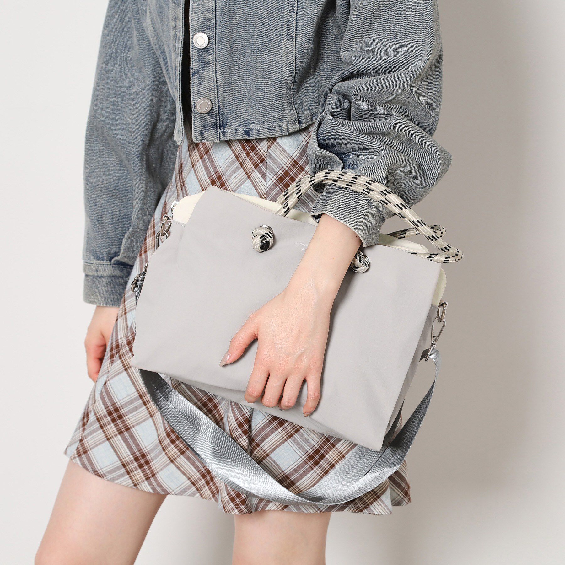 Ober Tashe「2WAYトートショルダーバッグ」|ショルダー・メッセンジャー|グレー(012)