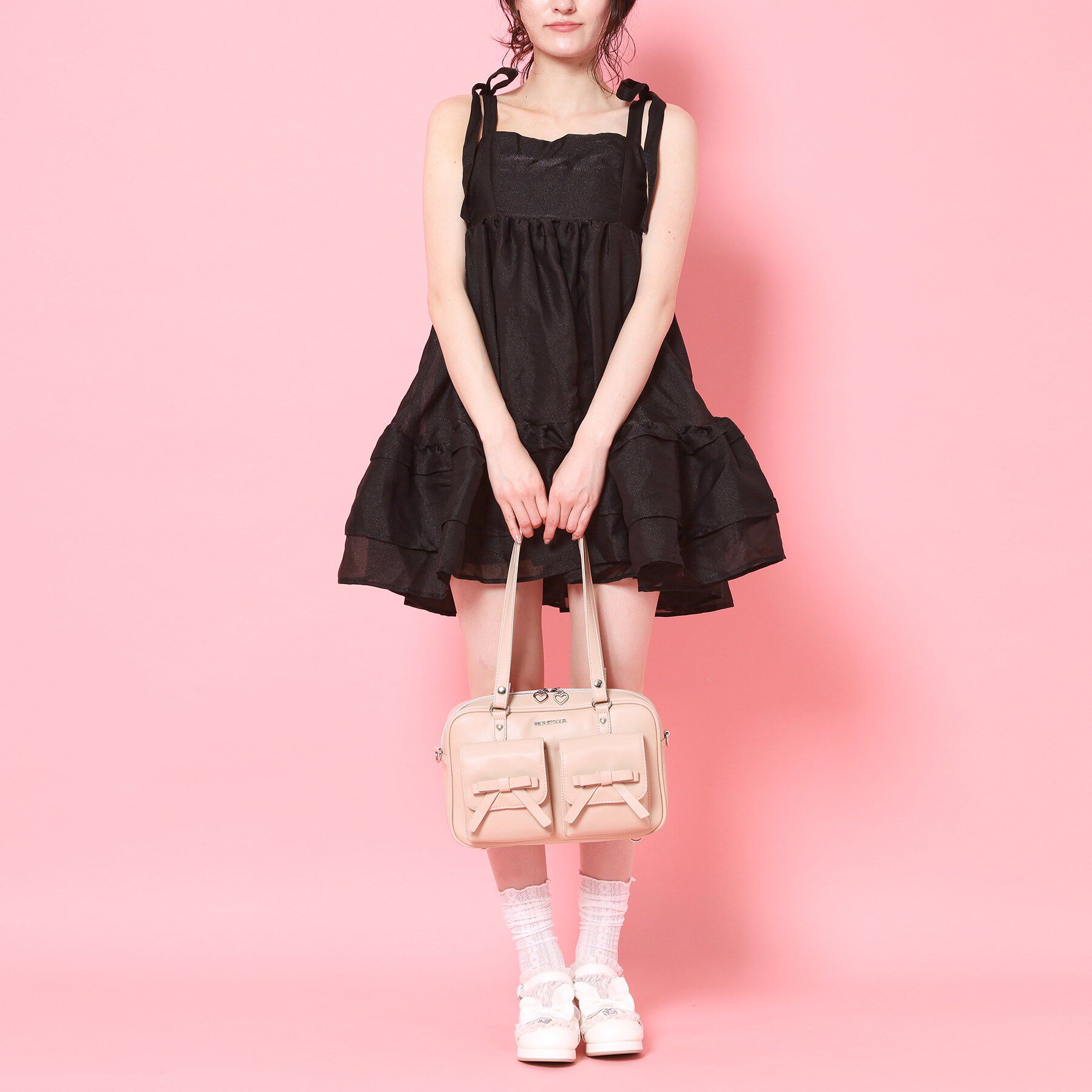 Ober Tashe「アウトポケットリボン3WAYバッグ」|トートバッグ|