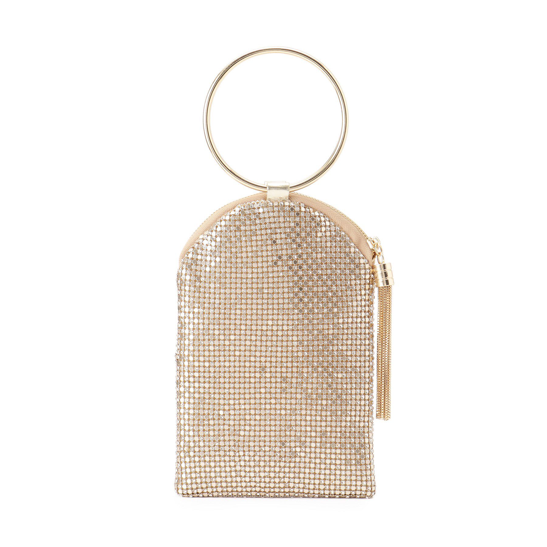 SunaUna「【丸ハンドル】メタルメッシュプチバッグ」|ハンドバッグ|